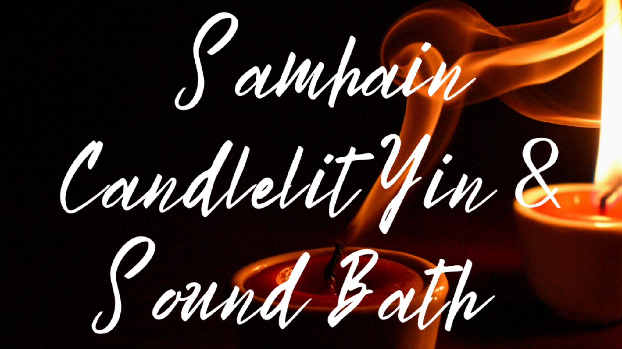 Samhain Candlelit Yin & Sound Bath