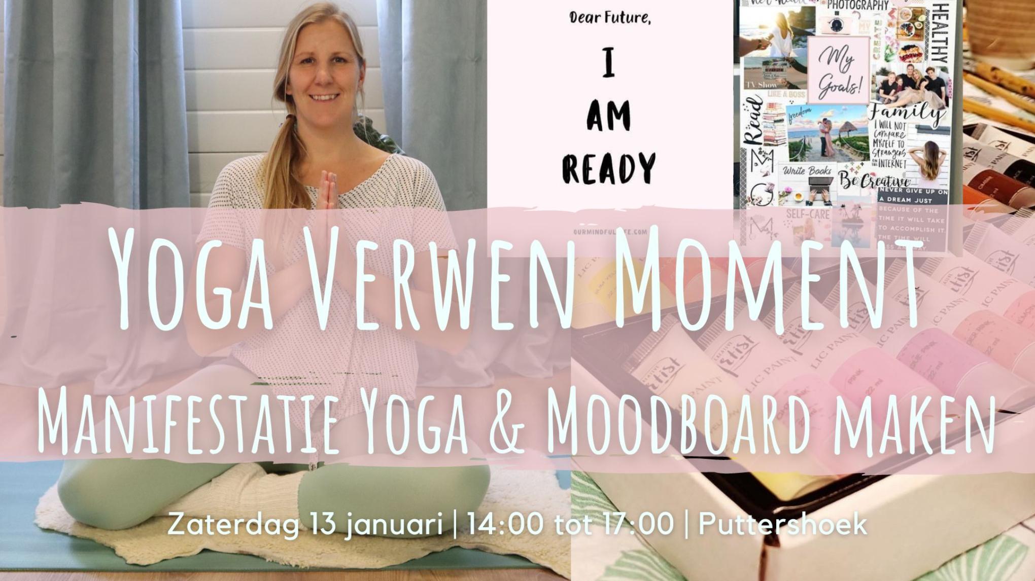 Yoga Verwen Moment - Manifestatie Yoga & Moodboard Maken (UITVERKOCHT)
