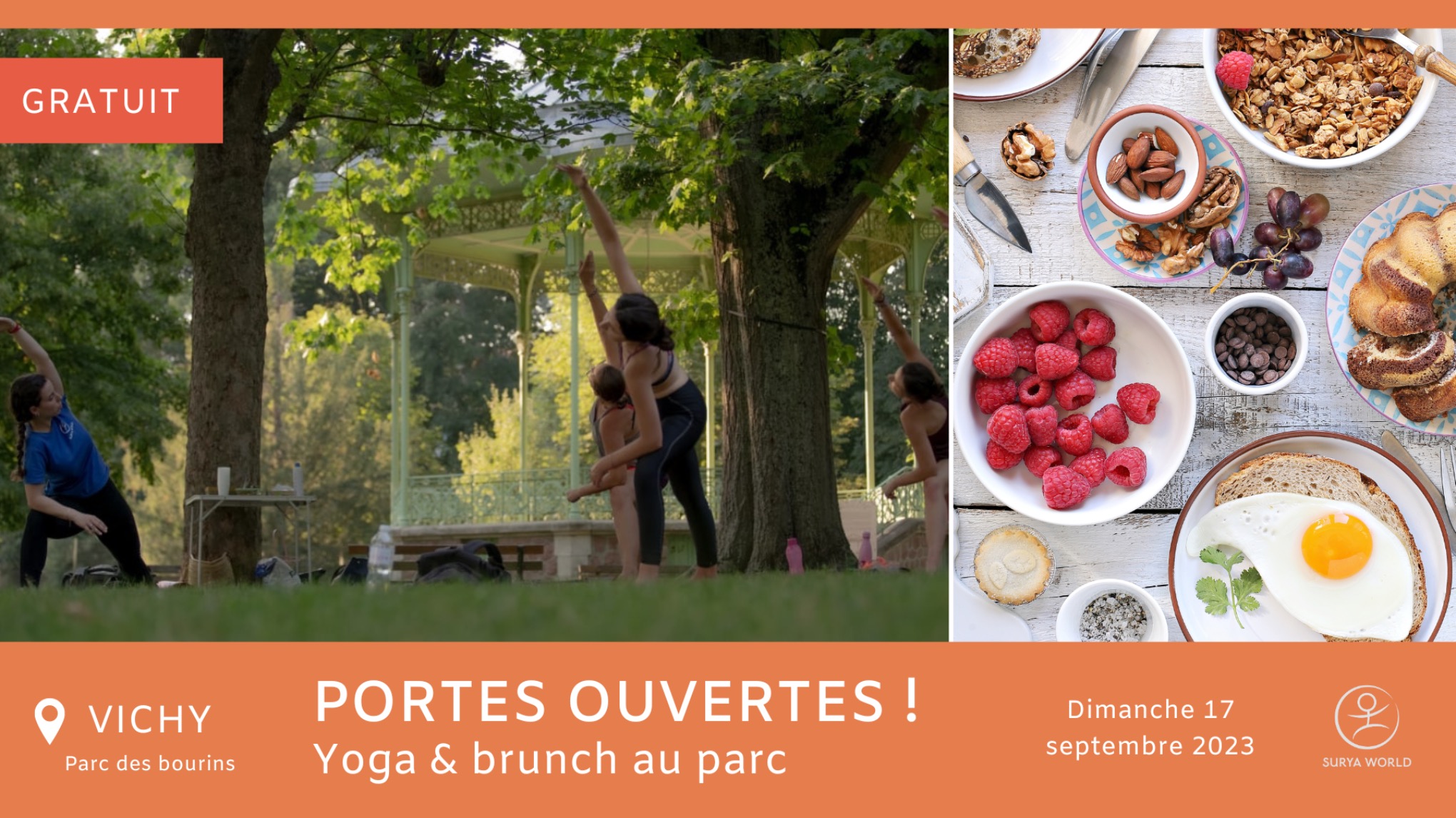 [GRATUIT] Yoga & Brunch de rentrée