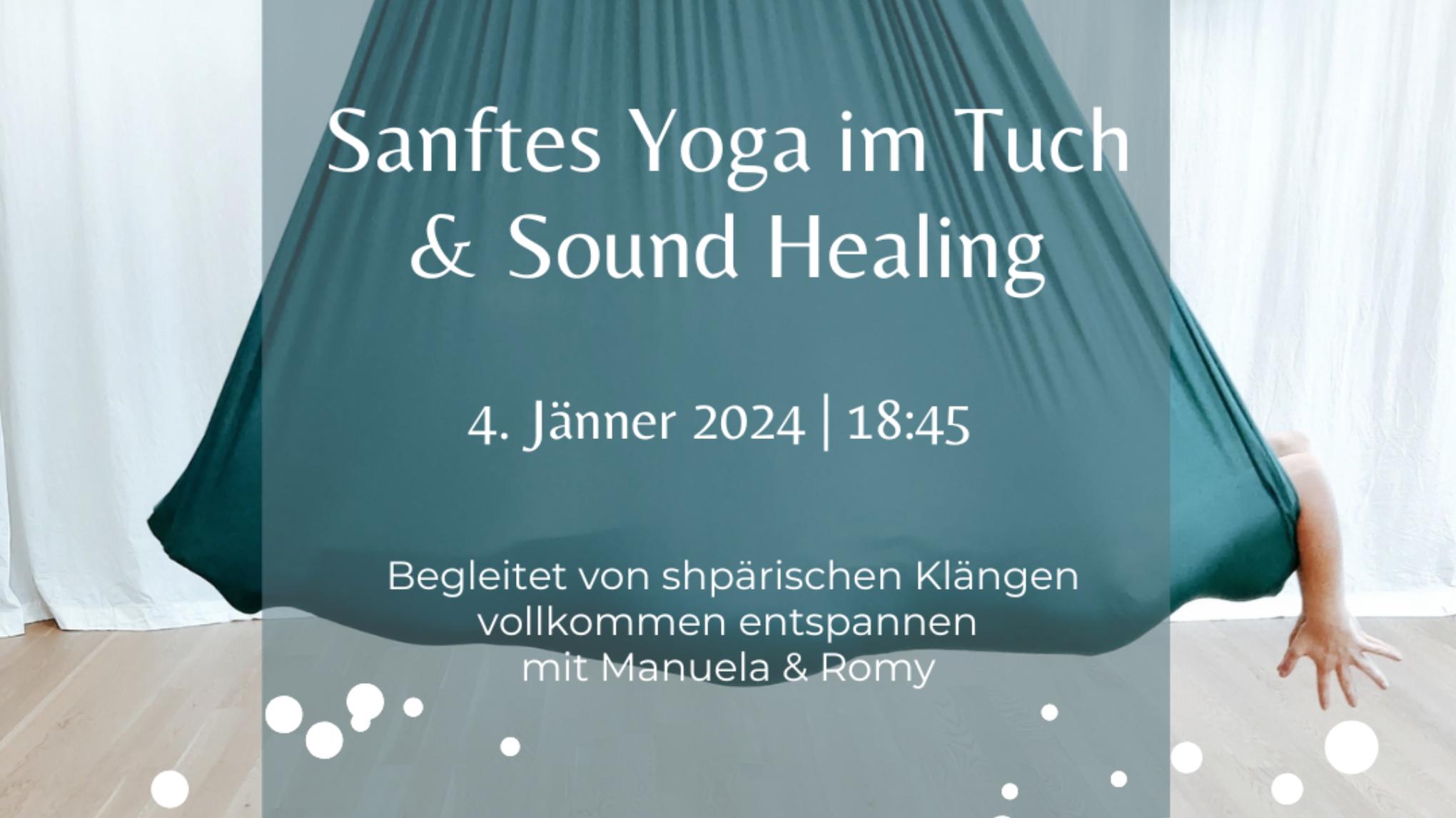 Sanftes Yoga im Tuch & Sound Healing