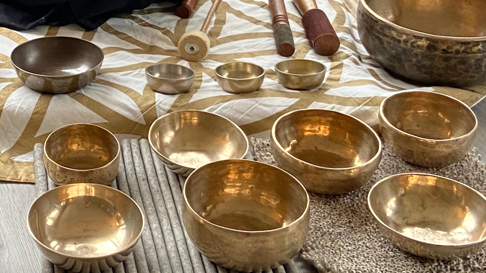 Klankschalen en meditatie