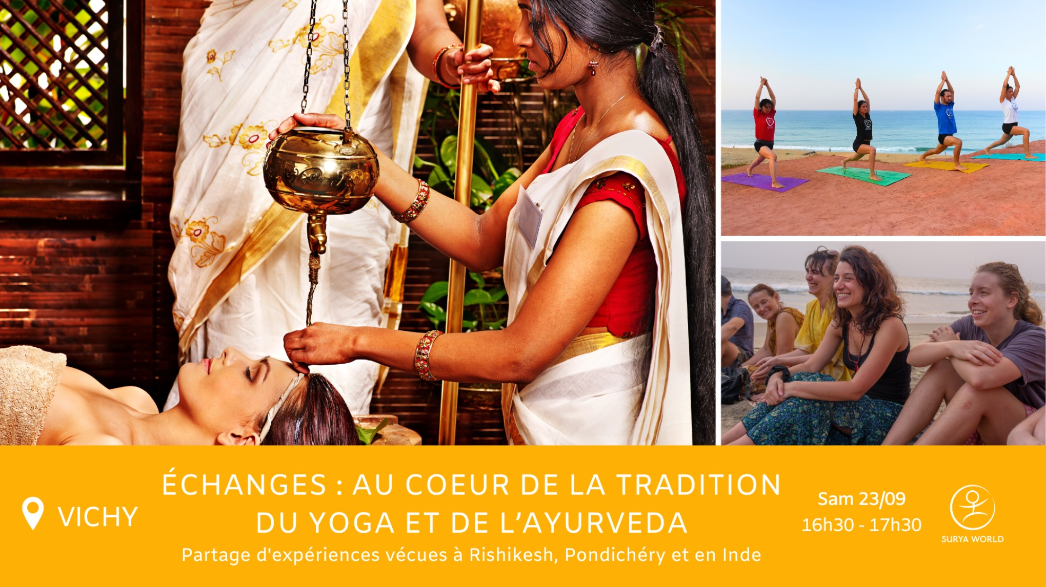 [GRATUIT] Echanges : Au cœur de la tradition du Yoga et de l'Ayurvéda