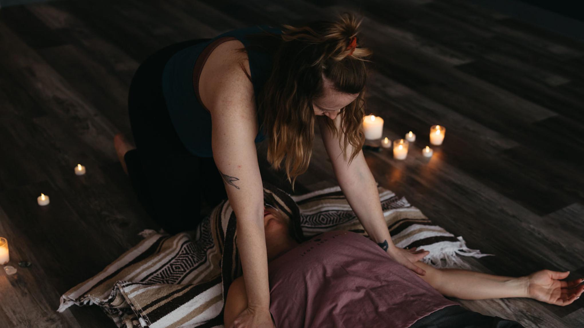 Restorative Yoga with Relaxing Touch