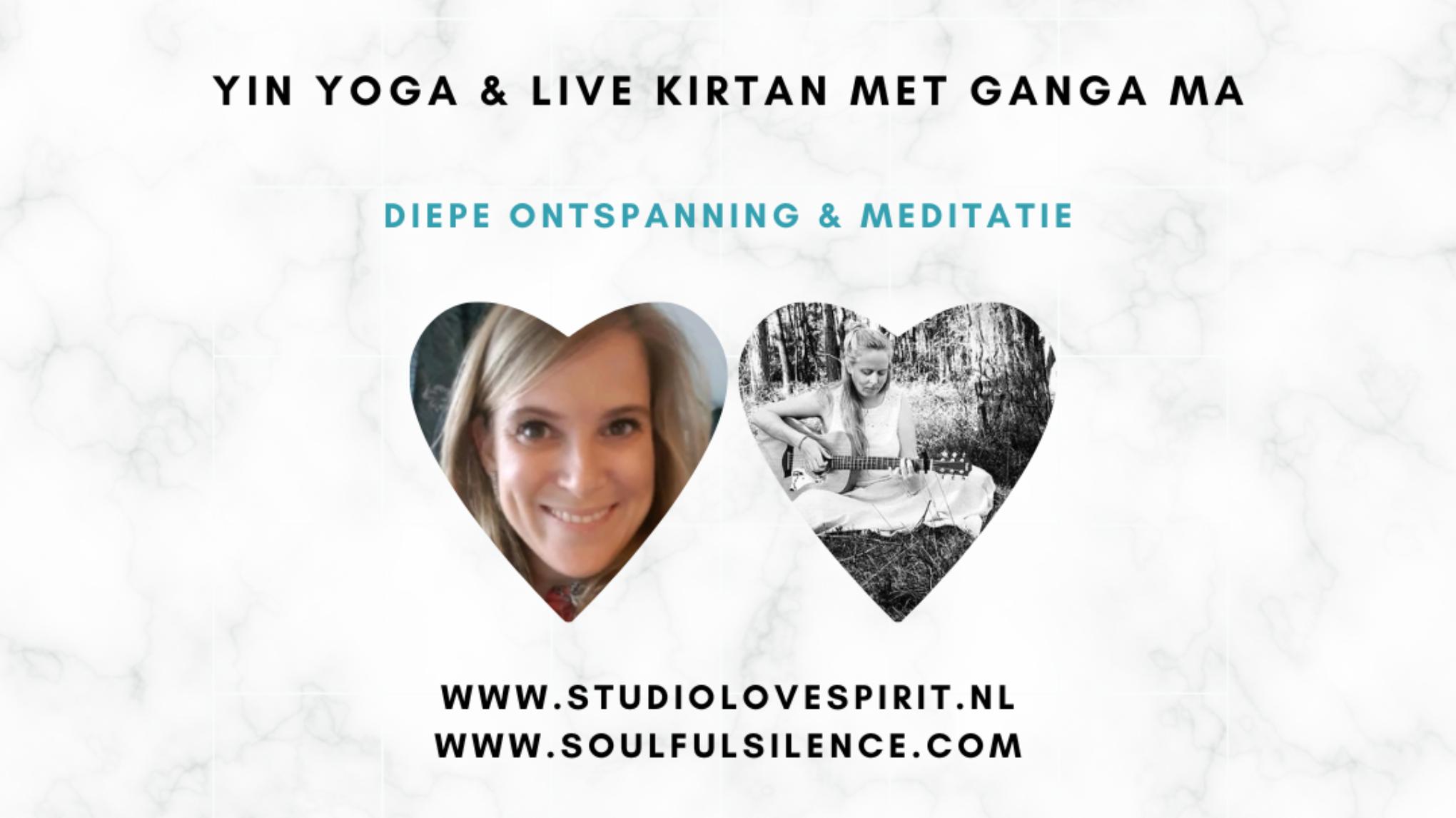 Yin Yoga met Lisa & Live muziek en zang van Ganga Ma