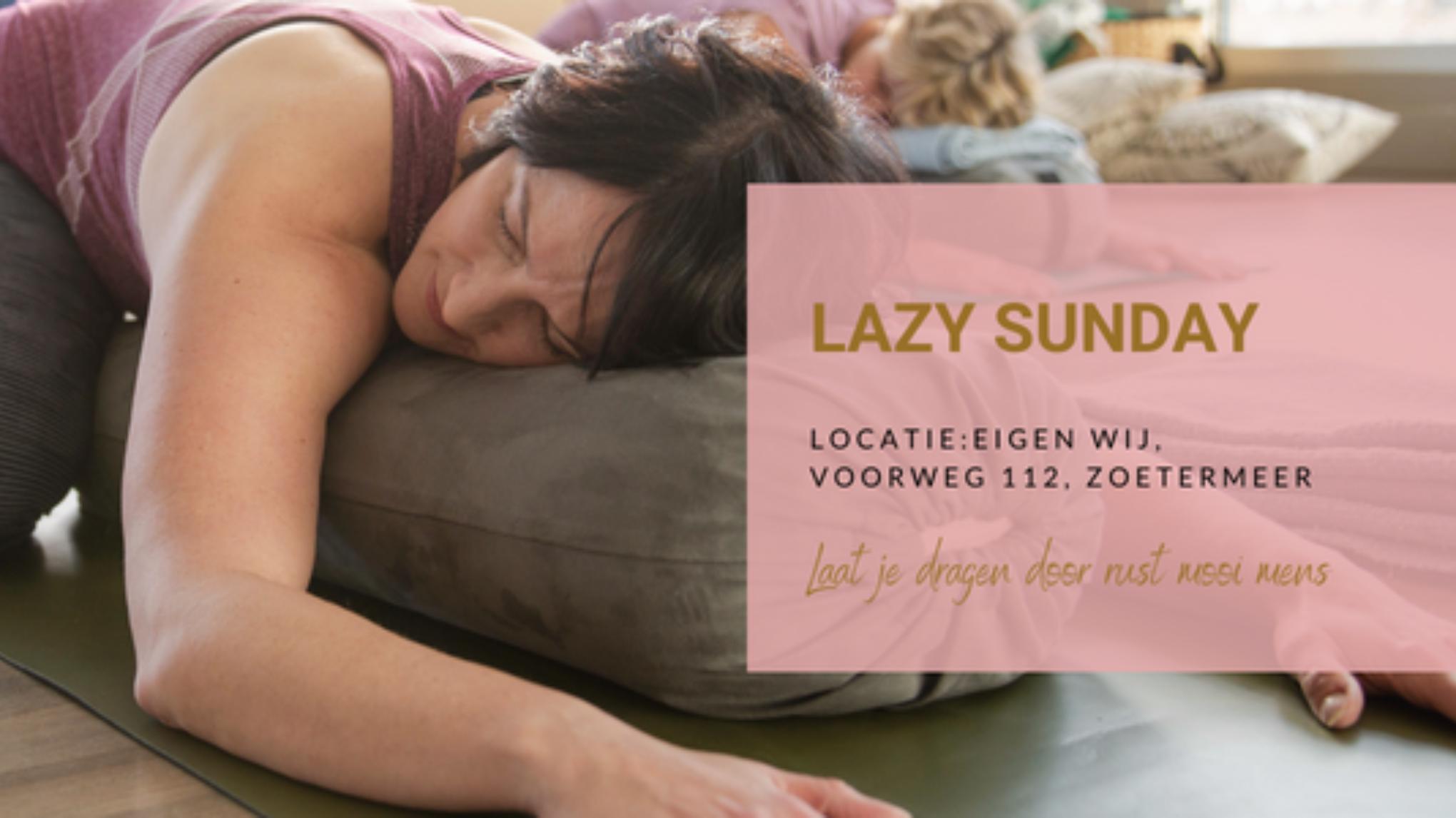 Lazy Sunday Yoga: Laat je dragen door rust mooi mens