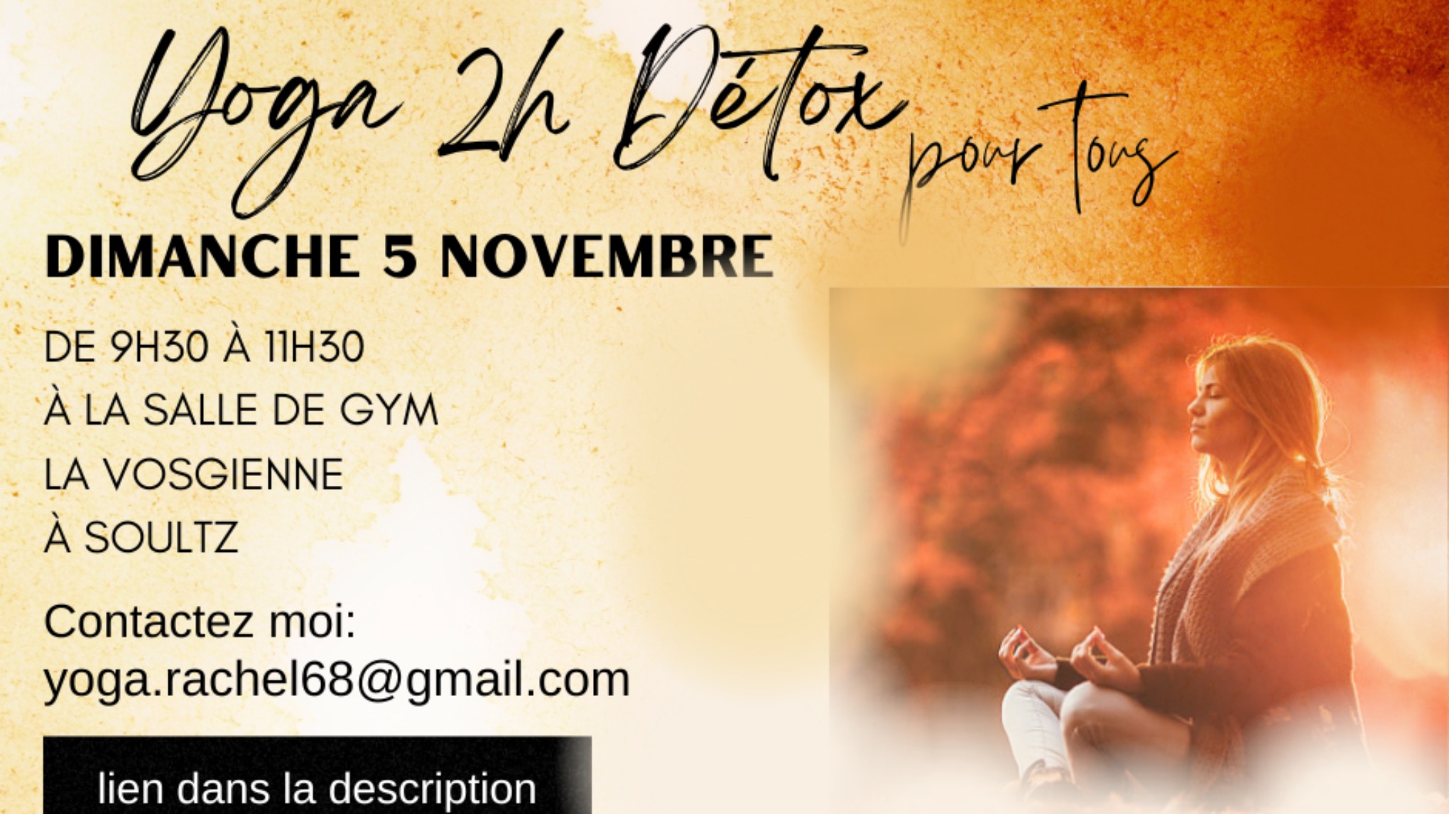 Yoga Détox séance de 2h