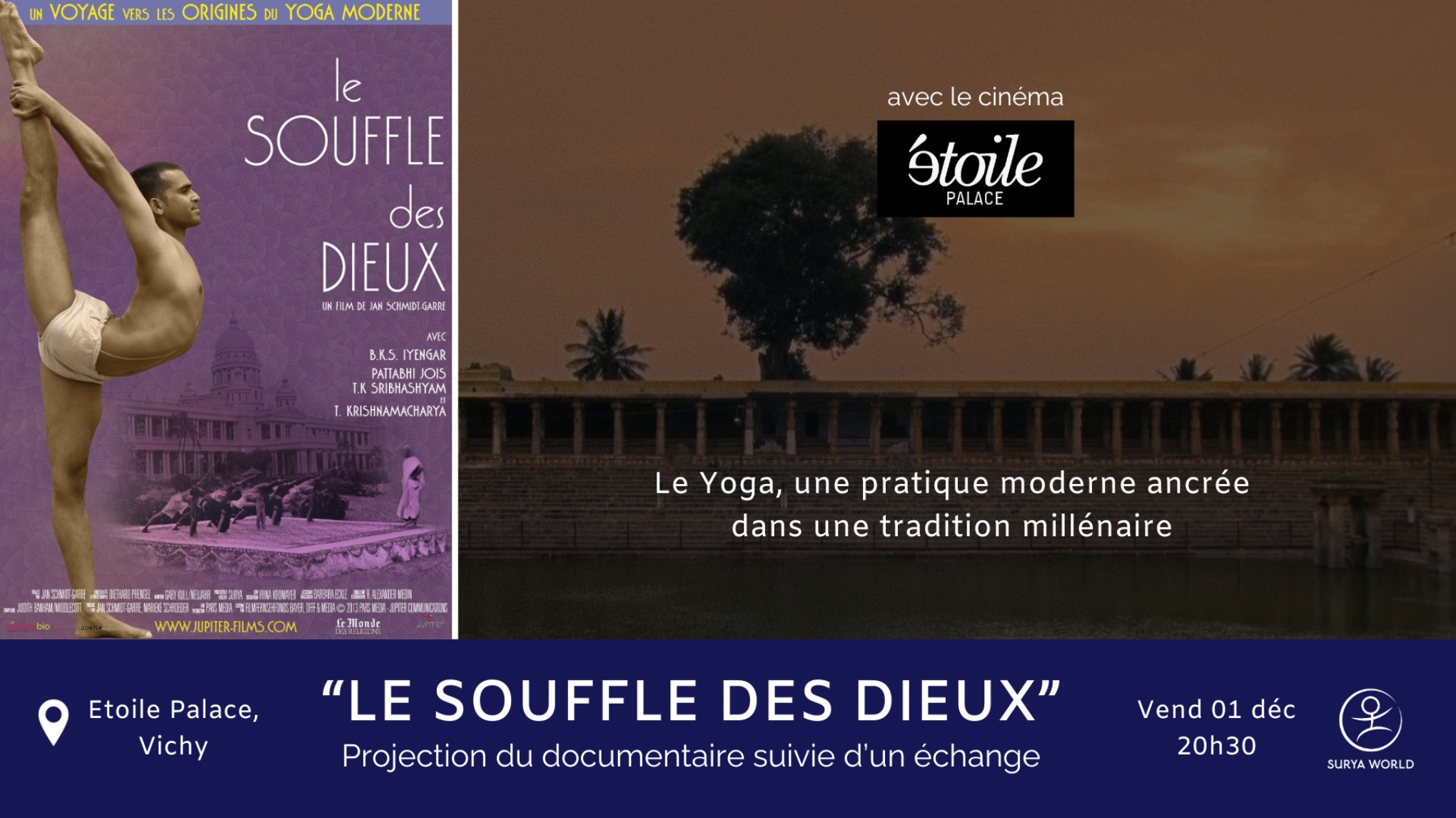 🎦 Projection du documentaire "Le Souffle des Dieux" et conférence