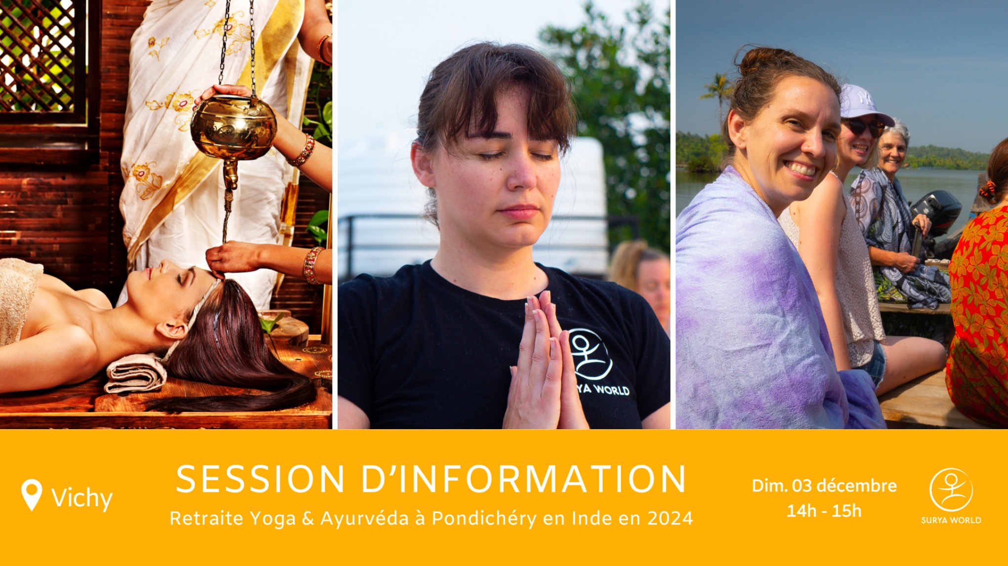 [GRATUIT] Session d'information : Retraite Yoga & Ayurvéda en Inde, fév 24