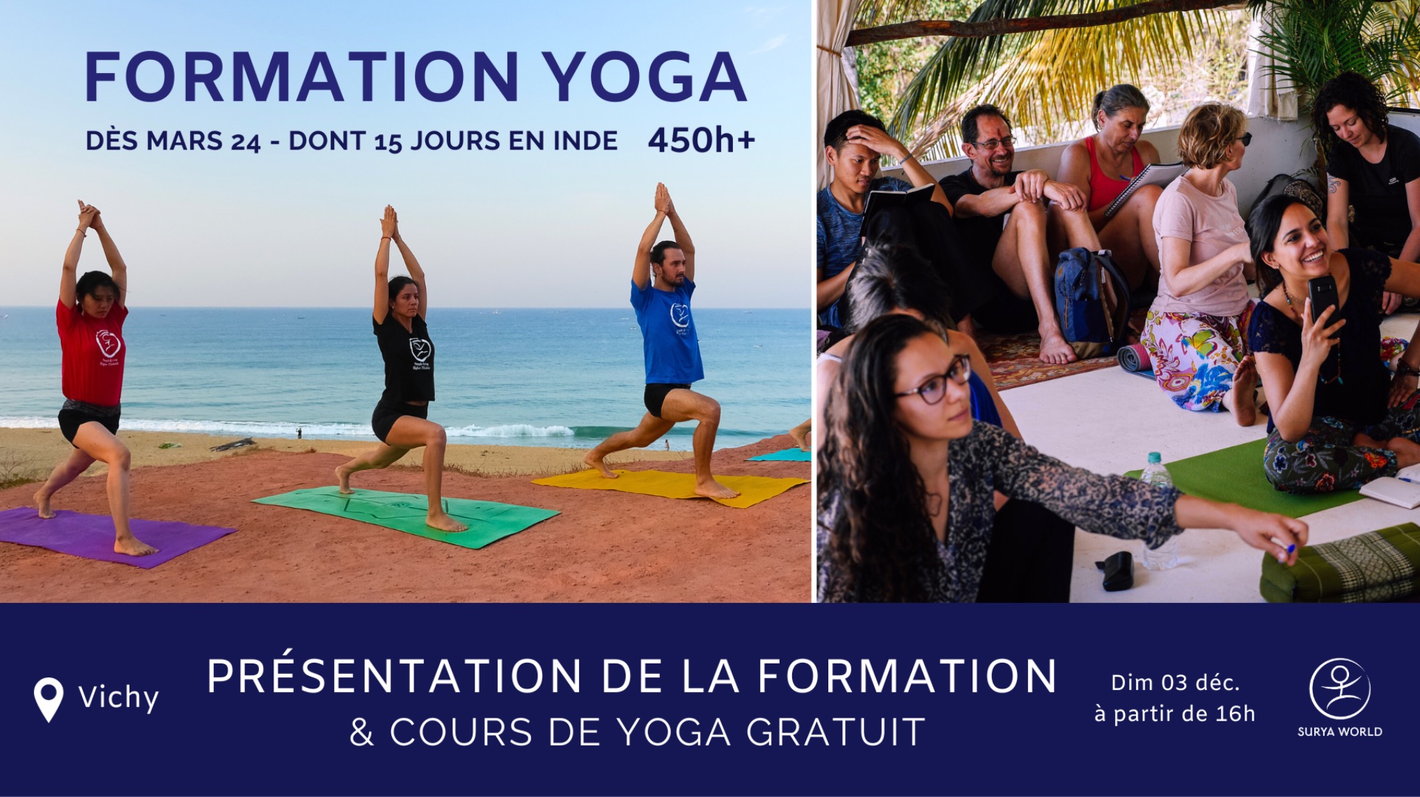 [GRATUIT] Présentation de la Formation Professeur de Yoga & Cours de Yoga