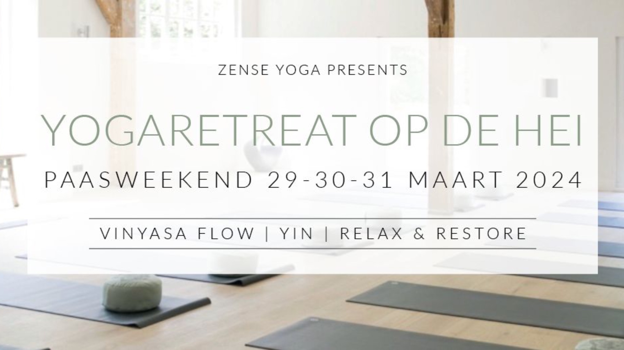 Yoga retreat aan de Hei