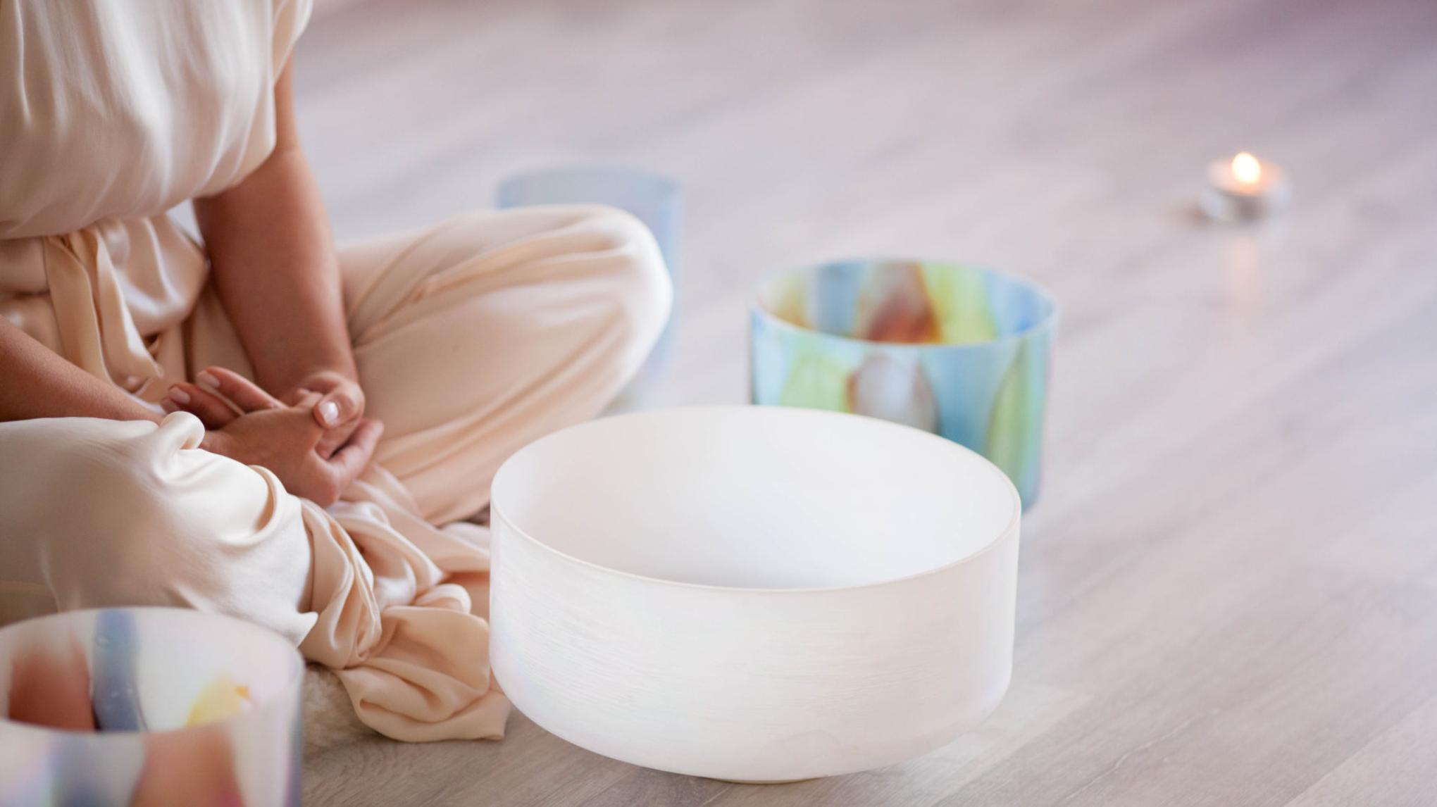 XL Yin & Restorative yoga met kristallen klankschalen