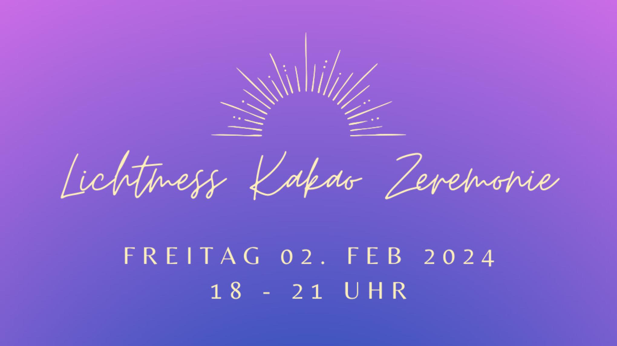 Lichtmess Kakao Zeremonie