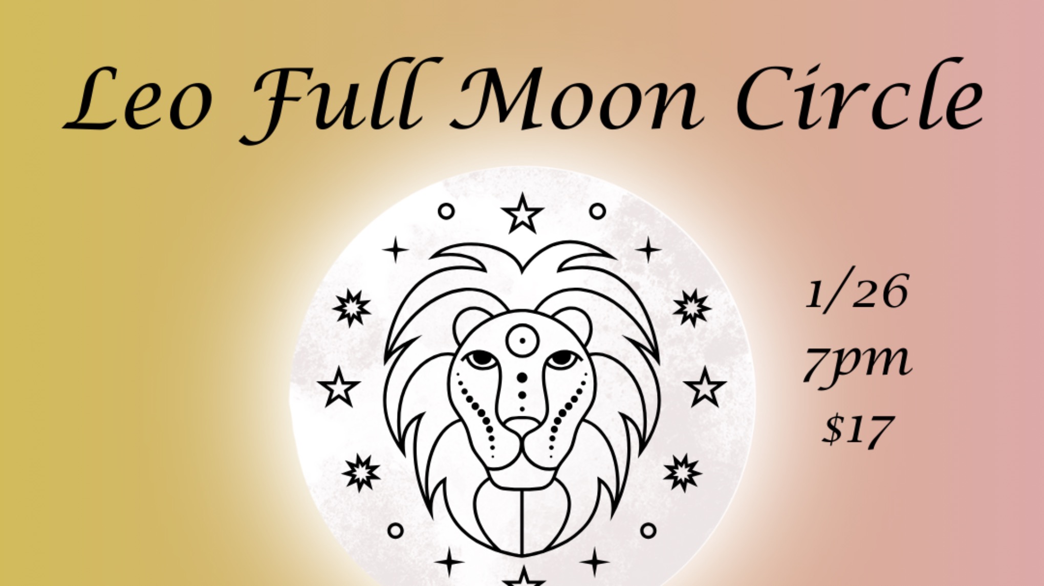Leo Full Moon Circle