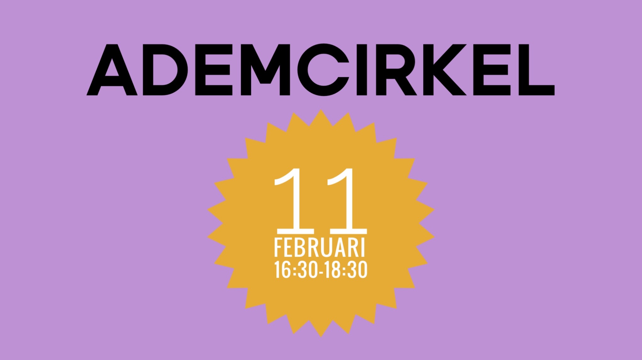 Ademcirkel 11 februari