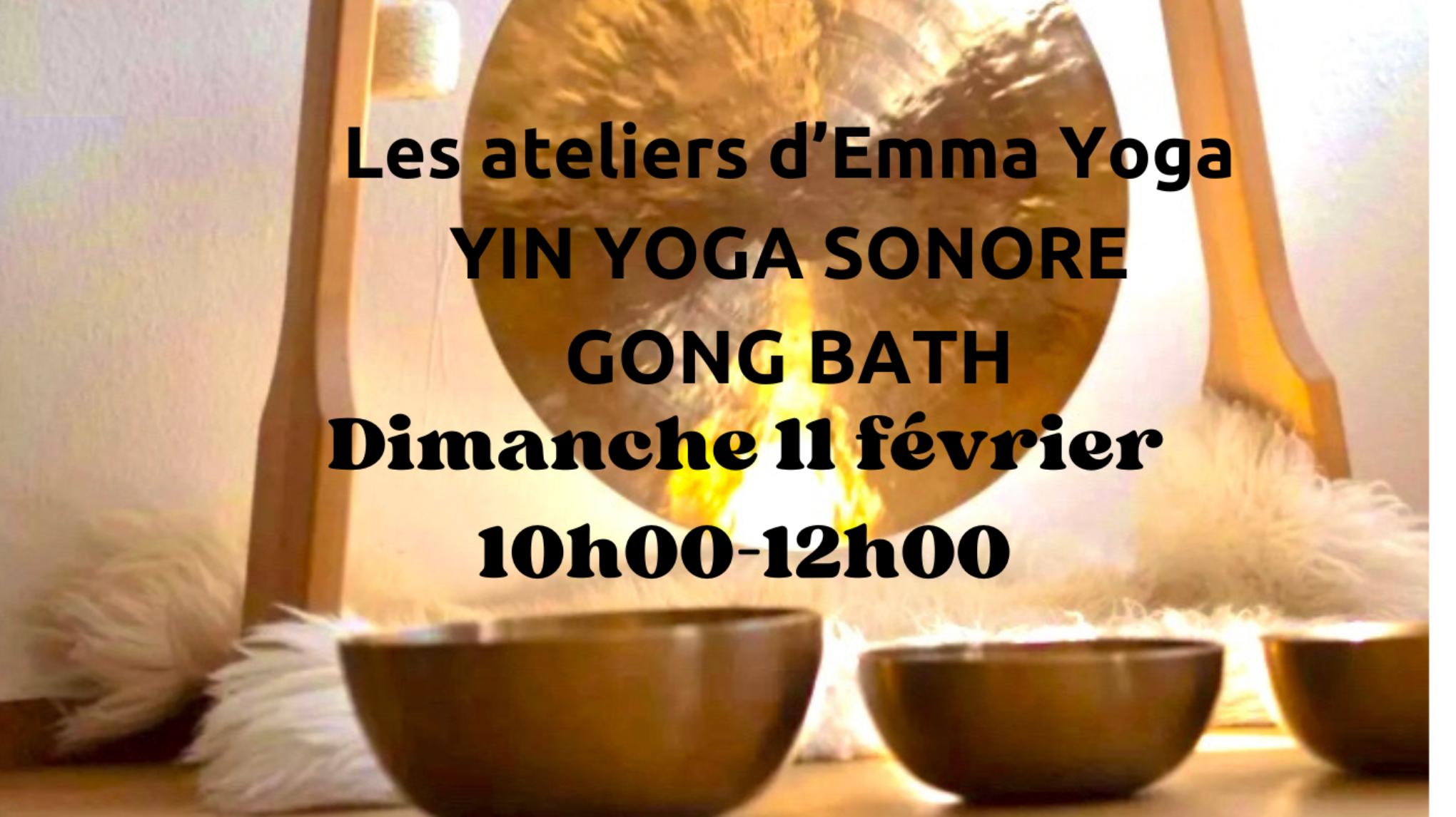 Atelier Yin Yoga & voyage sonore au bols tibétains