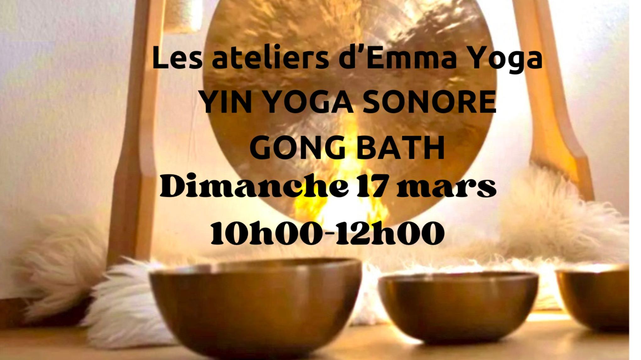 Atelier Yin Yoga & voyage sonore au bols tibétains