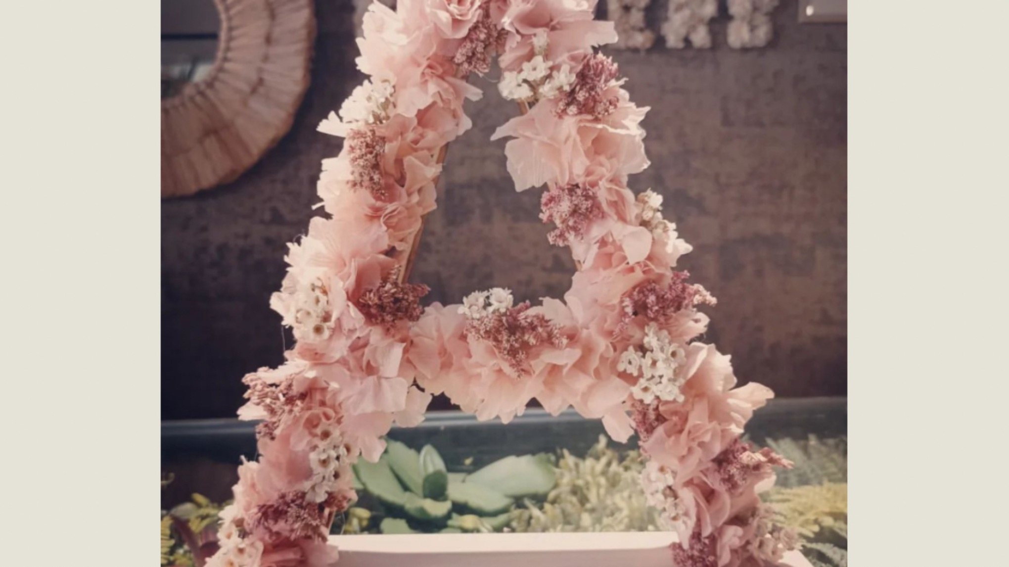 TALLER LETRAS FLORES Preservadas