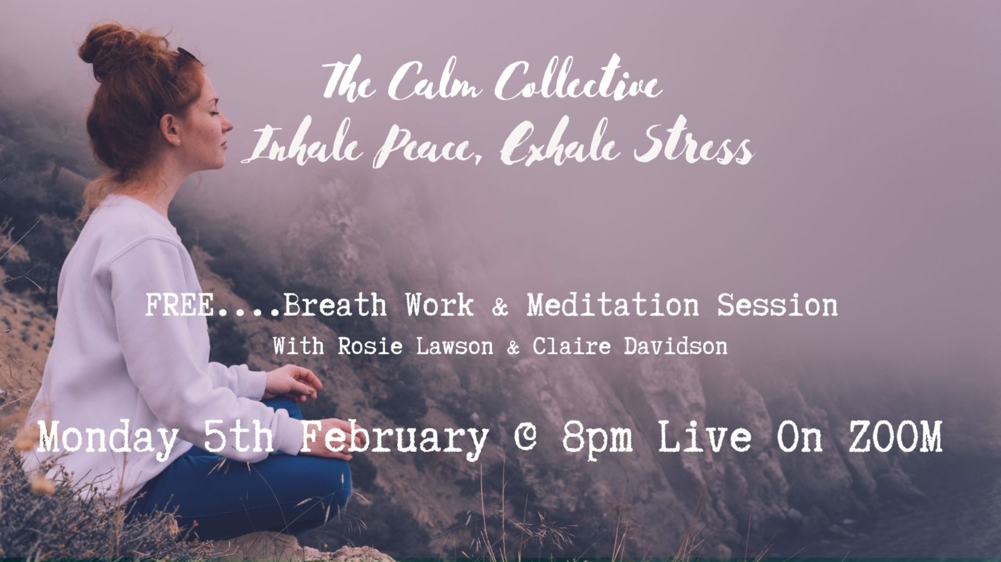 Inhale Peace, Exhale Stress! Free Monthly Breath Work & Meditation