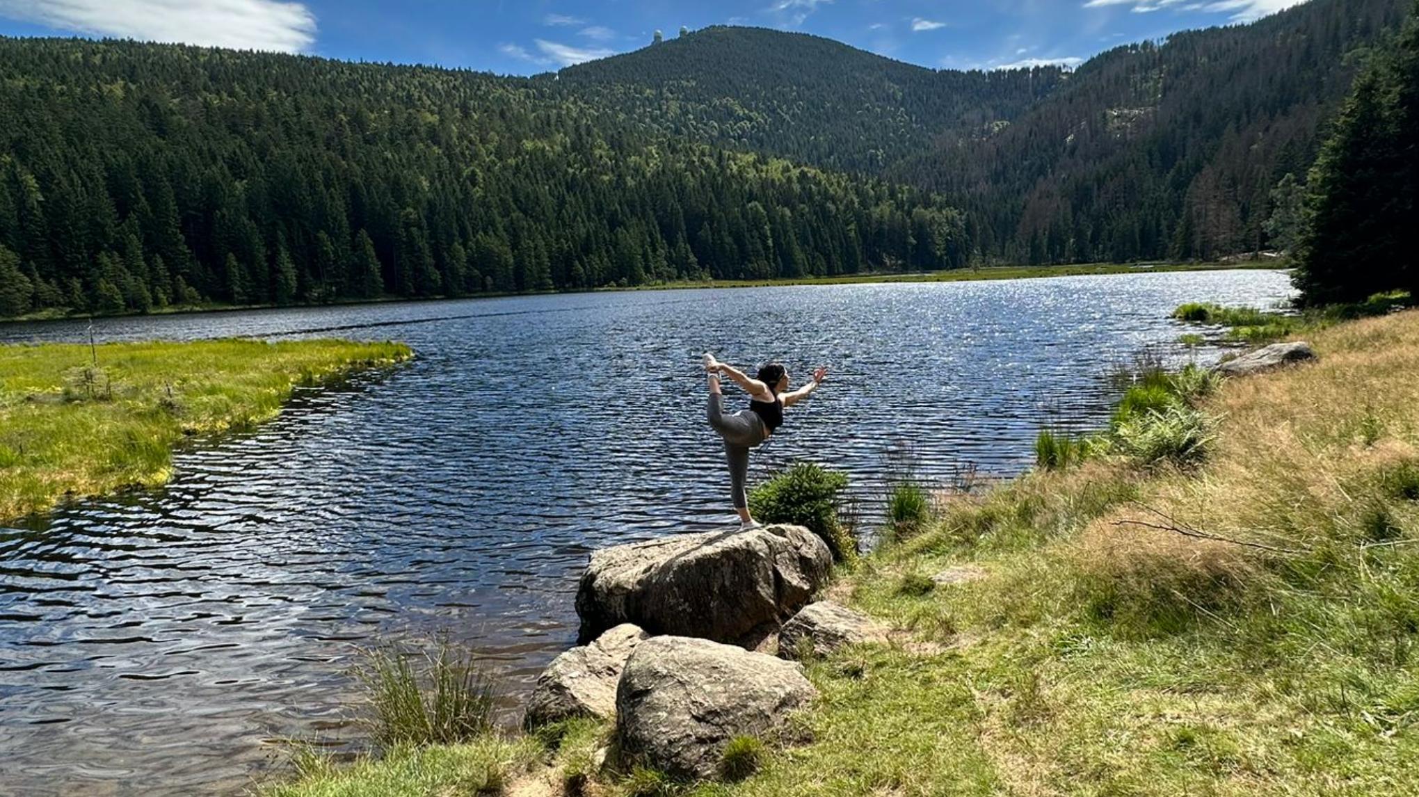 Yoga am Ölpersee in Braunschweig