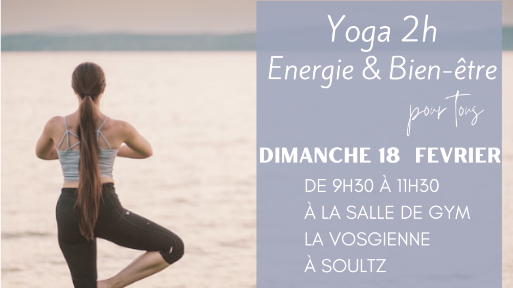 Séance yoga 2h Energie & Bien-être