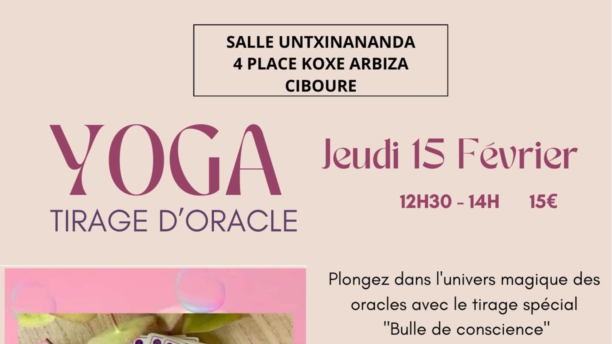 tirage d'oracle et yoga