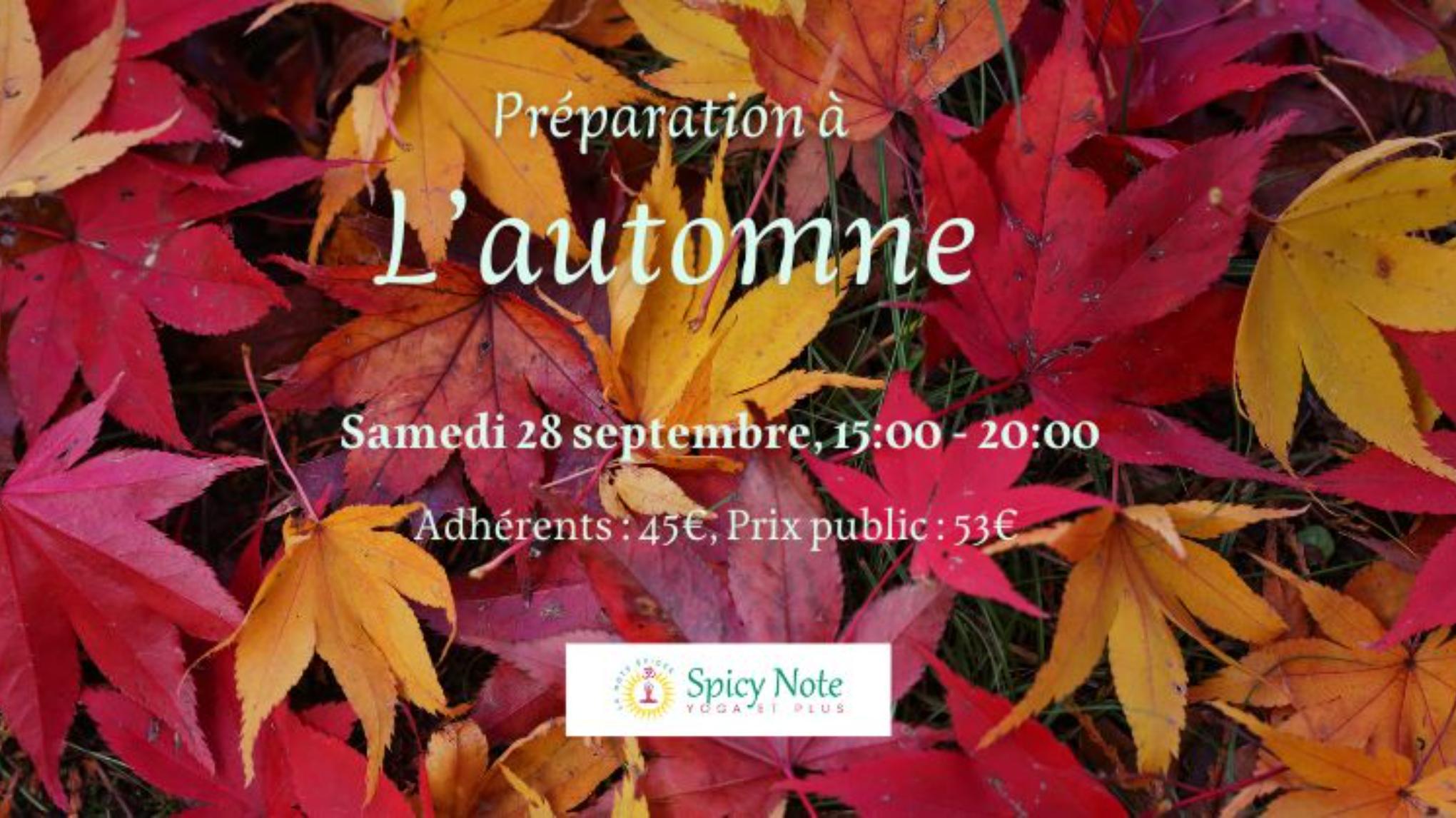 Atelier de préparation à l'automne