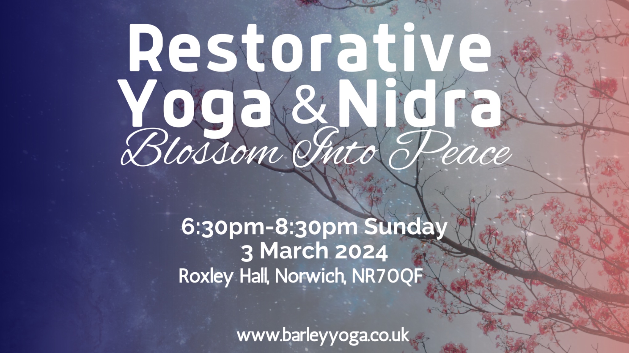 Restorative Yoga and Nidra / Blossom into Peace