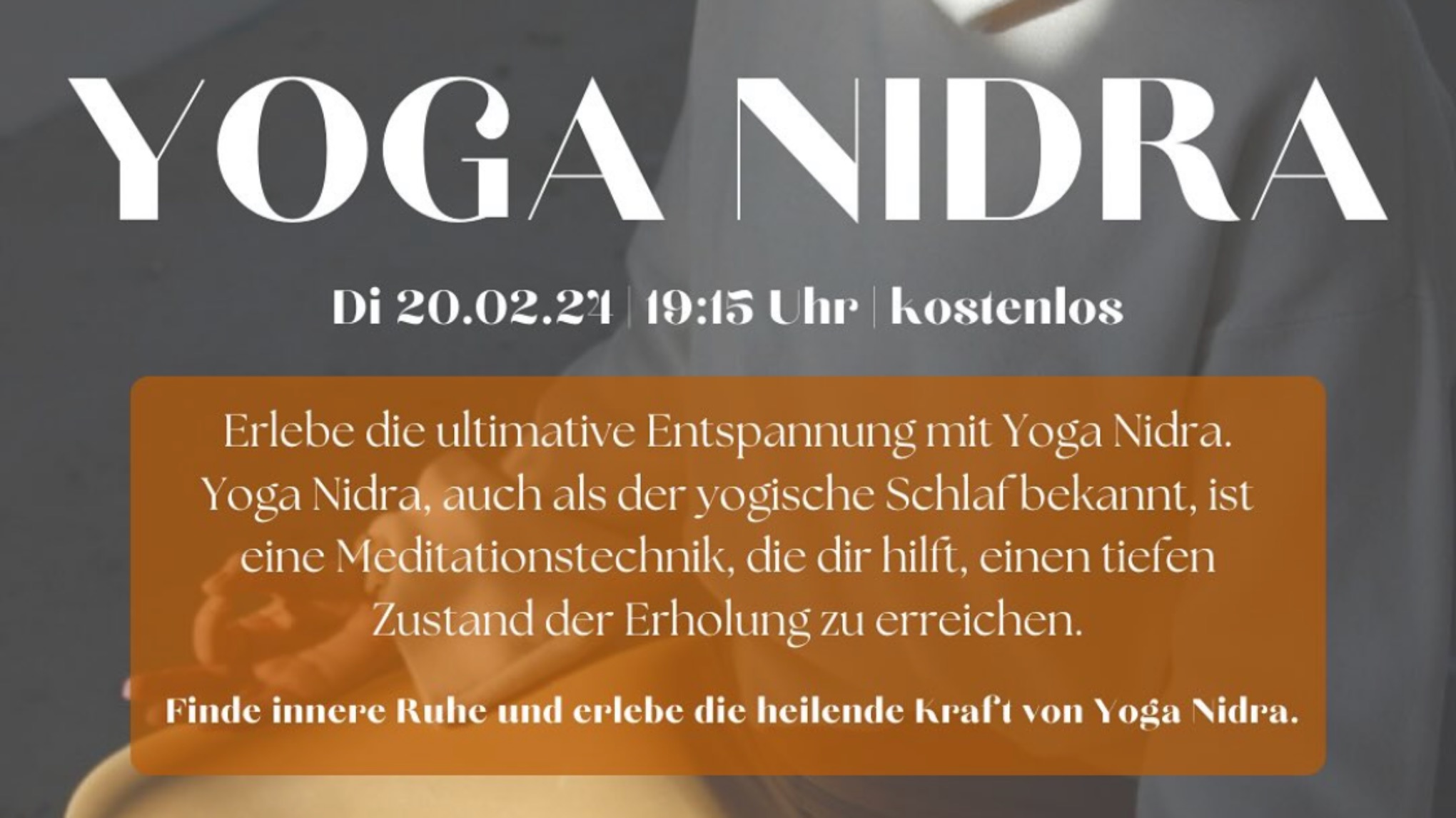 Yoga Nidra I Kostenlos