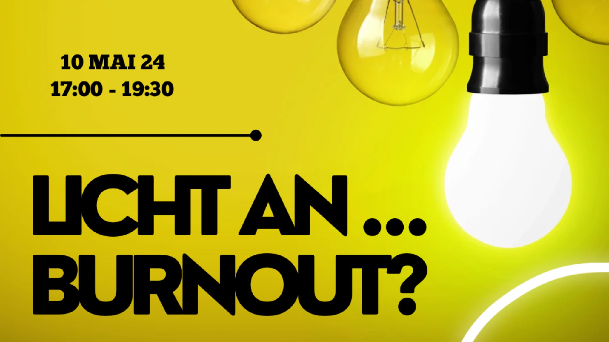 Workshop Licht an, Burnout?