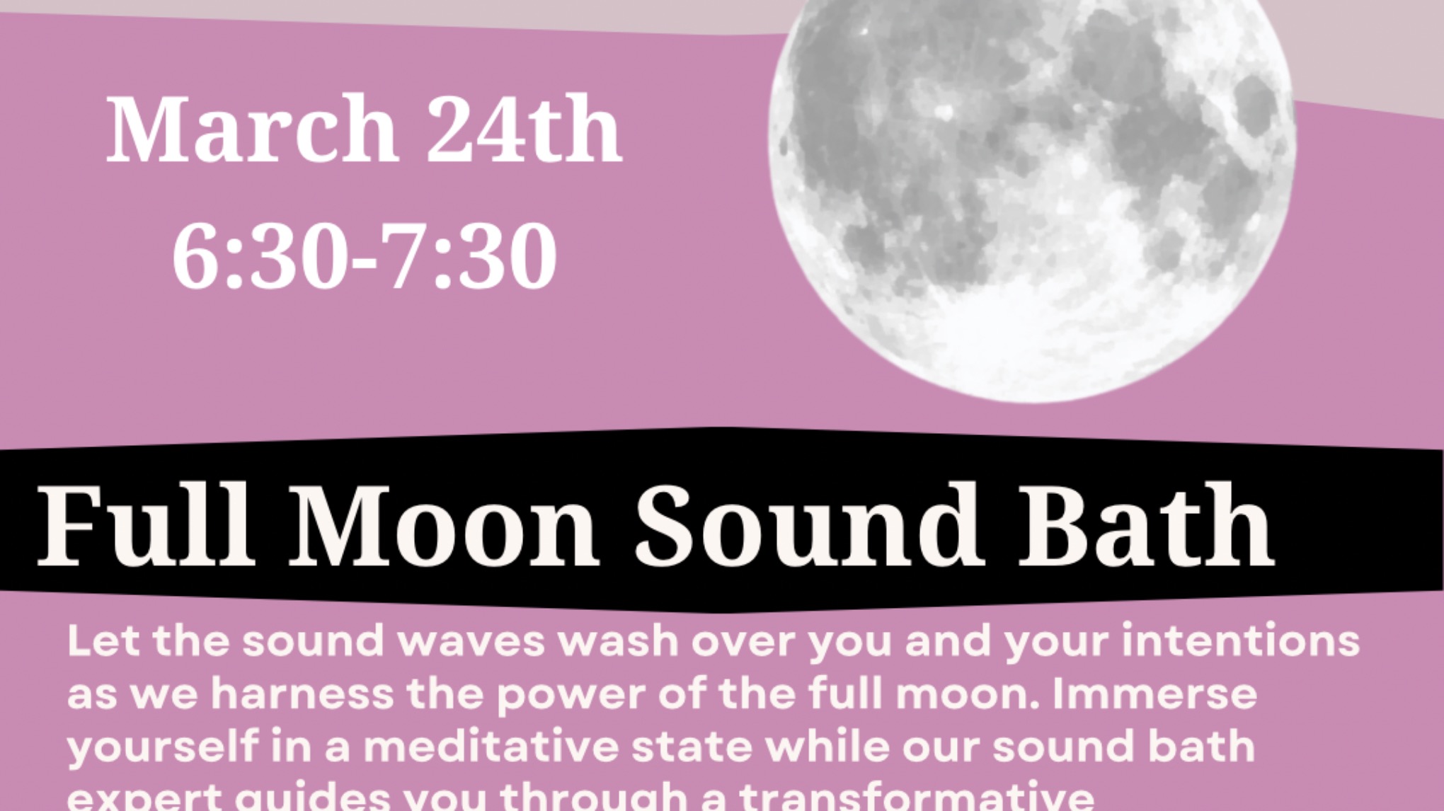 Full Moon Sound Bath