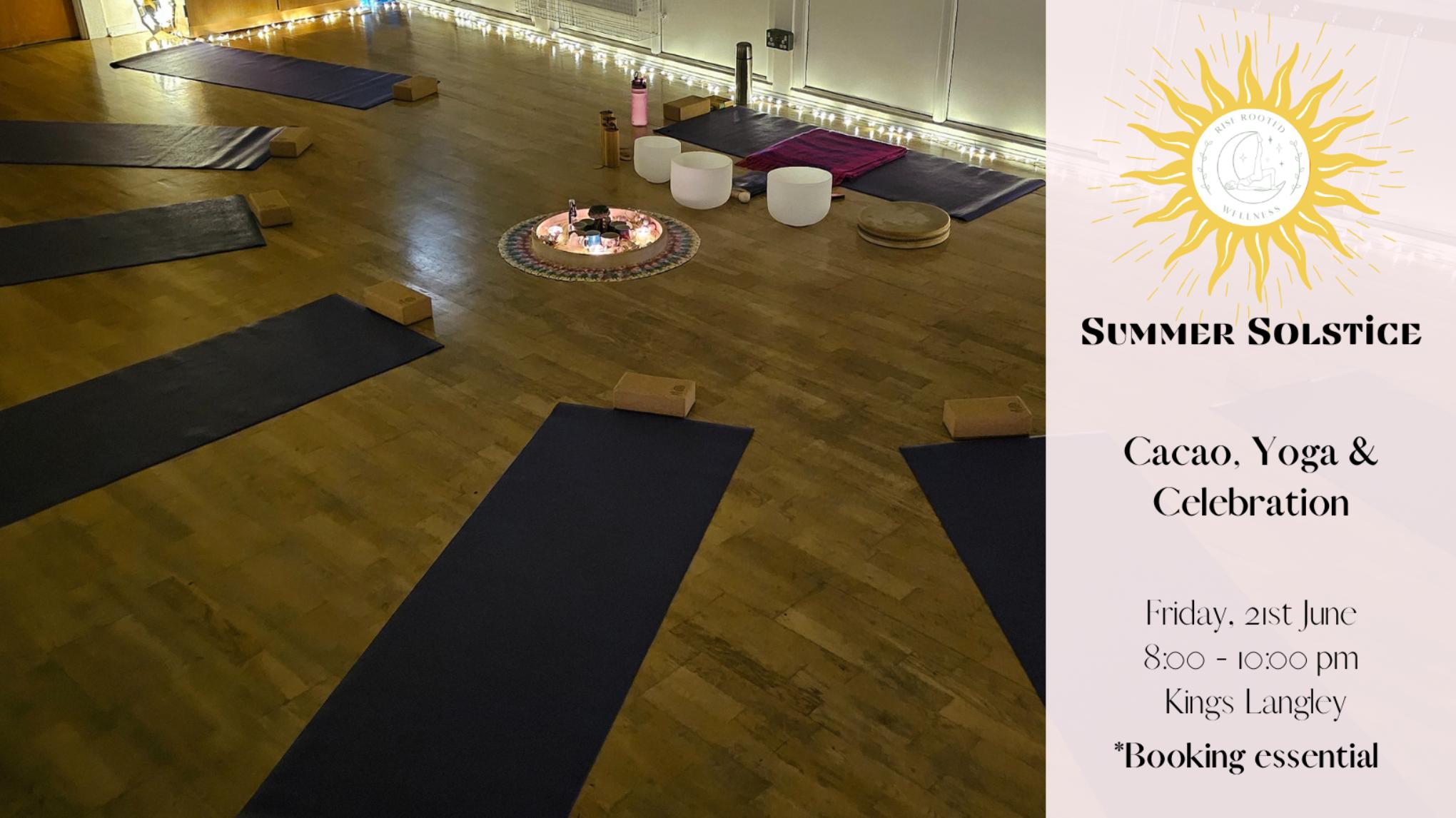 Summer Solstice Cacao, Yoga & Celebration