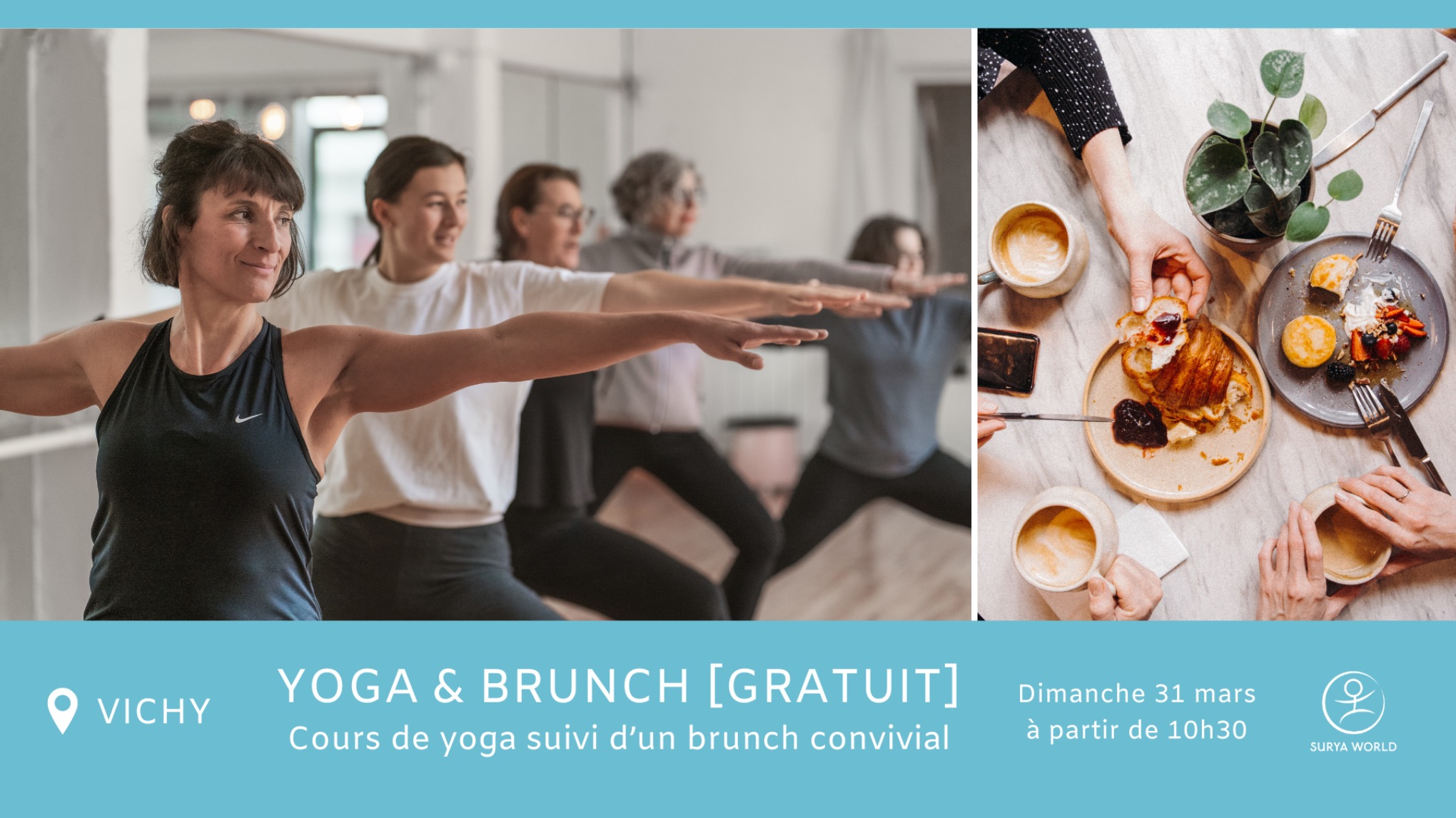 [GRATUIT] Yoga & Brunch de printemps 🌼