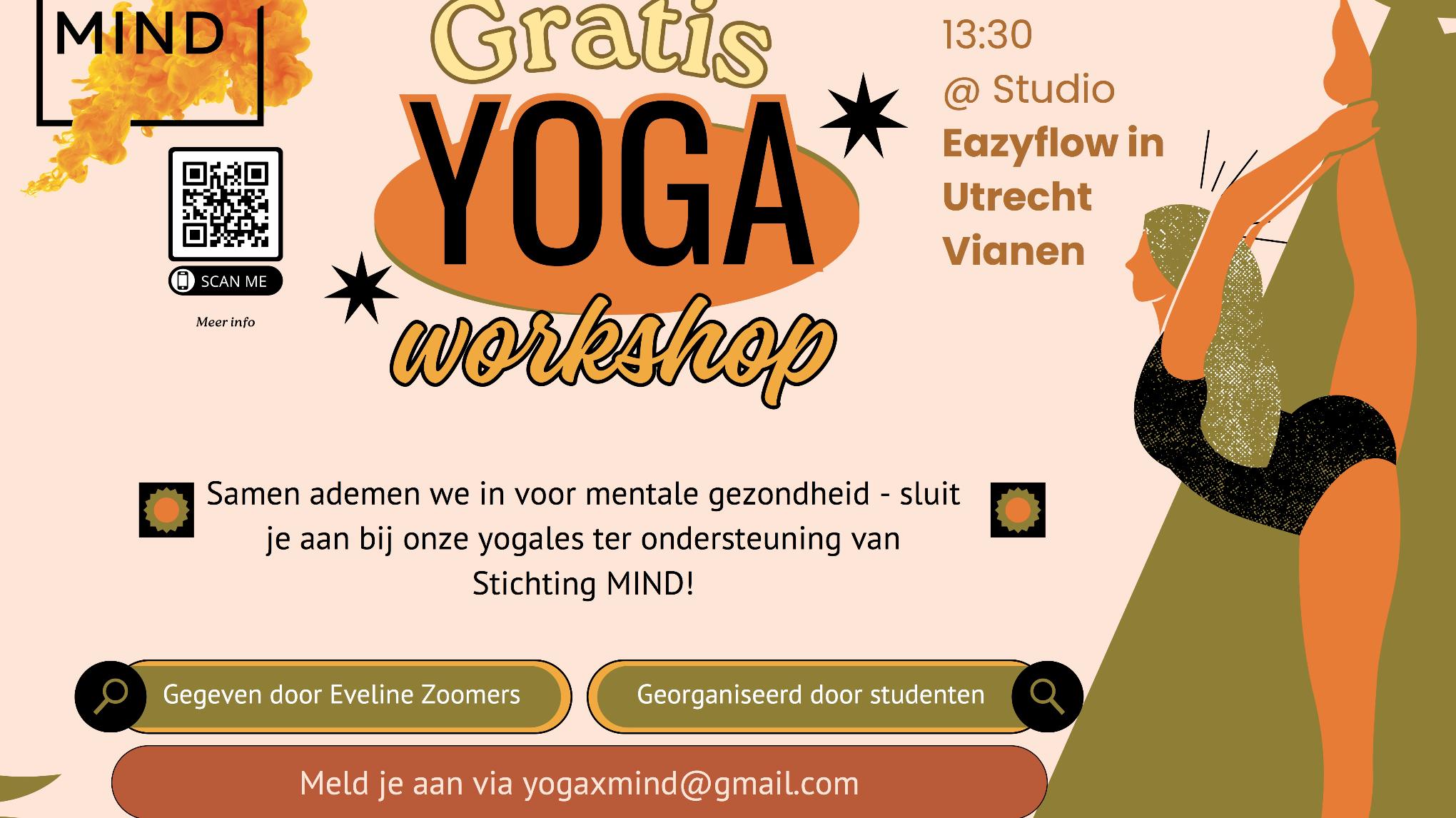 FUNDRAISER: Gratis mindful yoga verjaardagsles