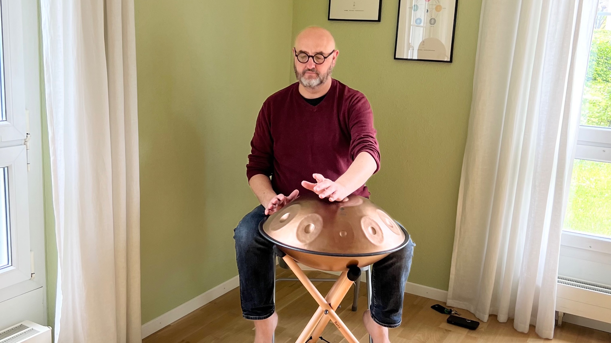 Yin Yoga mit Live Handpan Musik