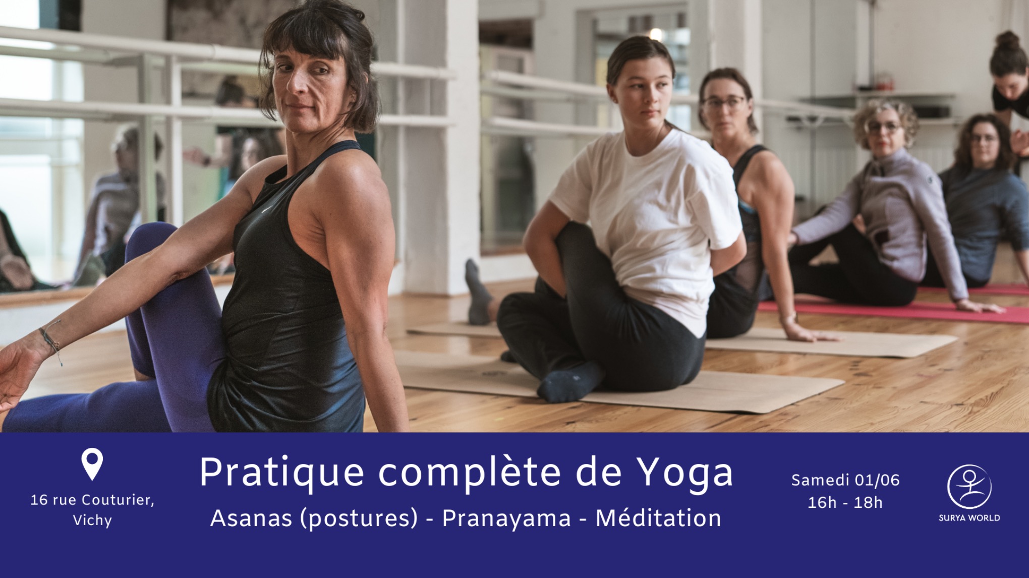 Pratique complète de Yoga : asanas, pranayama et méditation