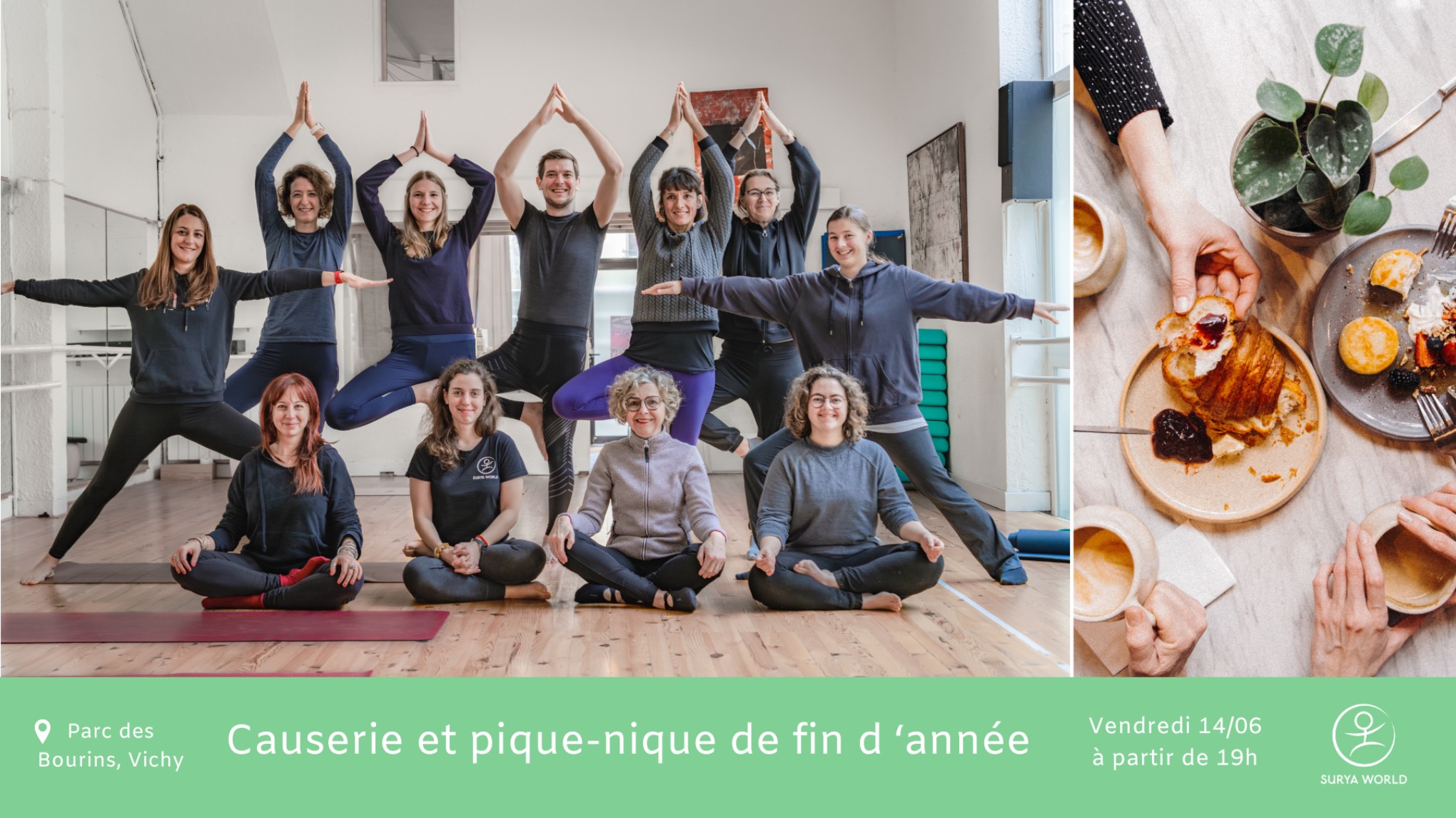 Pique-nique de fin d'année et causerie Yoga en plein air ☀️🌳