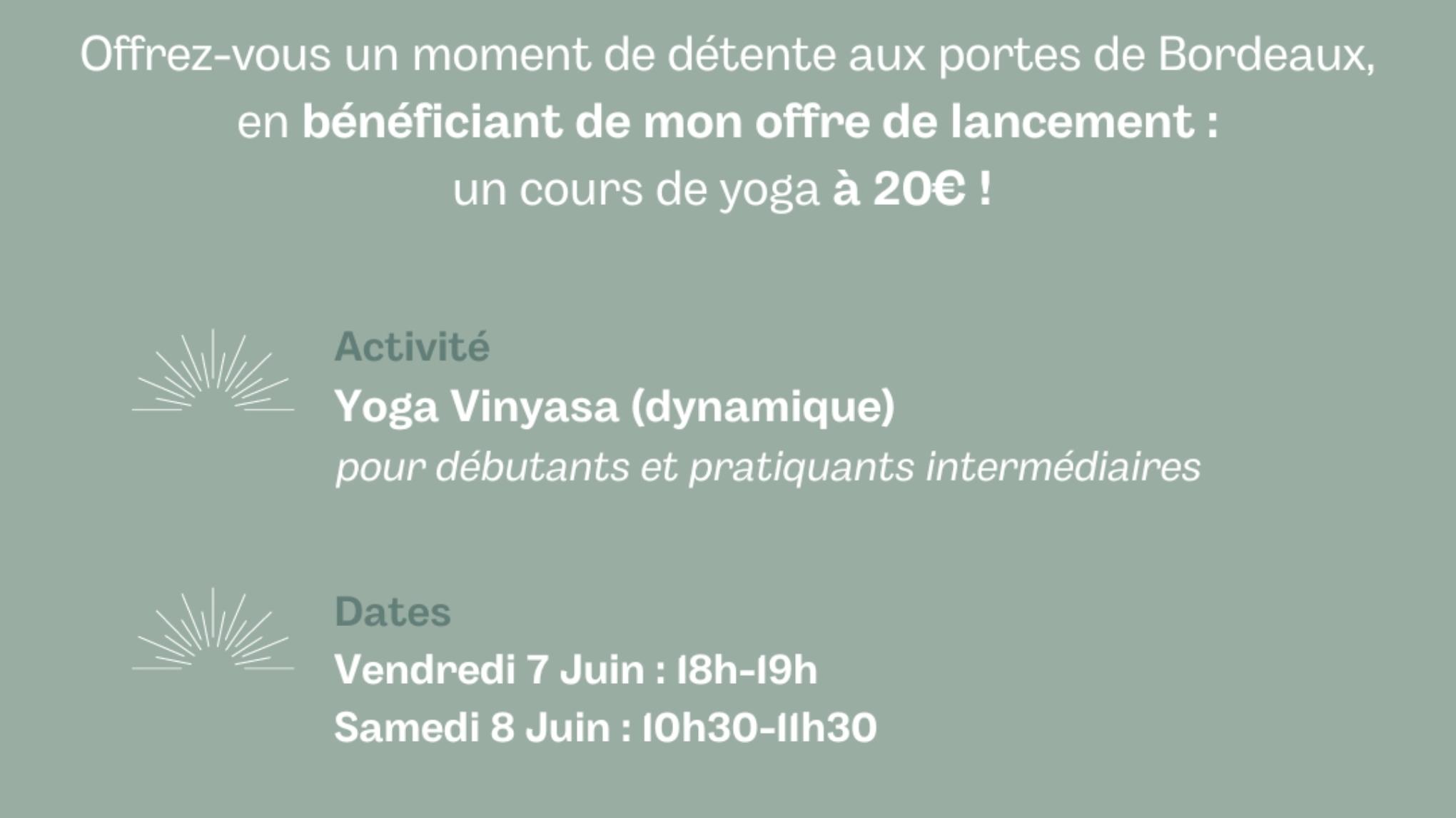 Yoga au Château Erigoye (Beychac-et-Caillau)