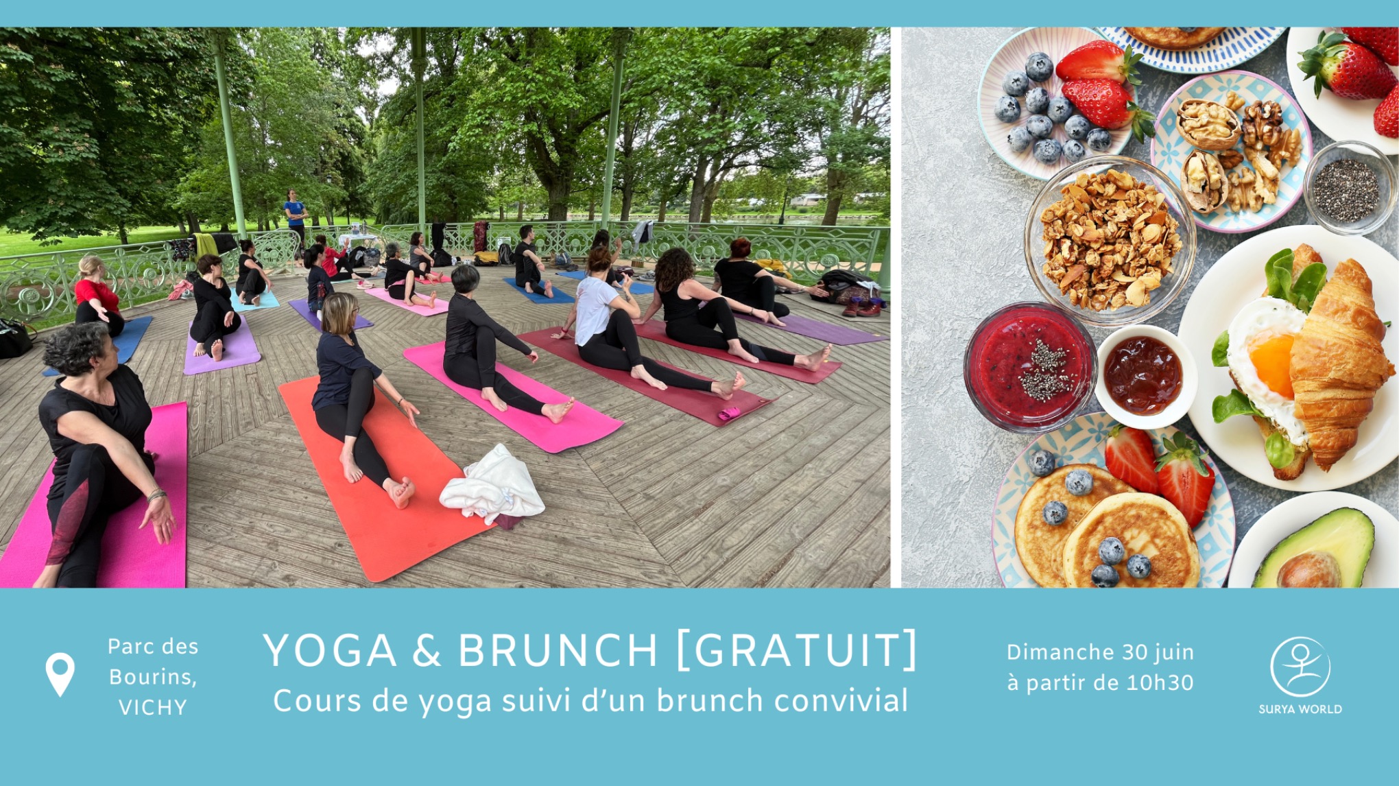 Yoga & Brunch en plein air ! 🌿☀️