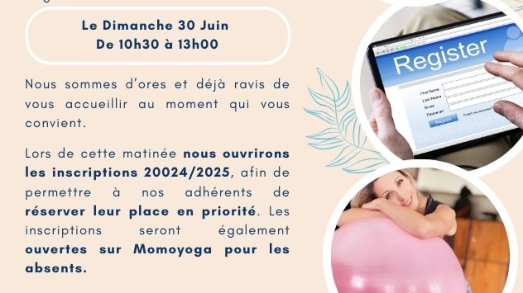 Brunch Inscriptions 2024-2025