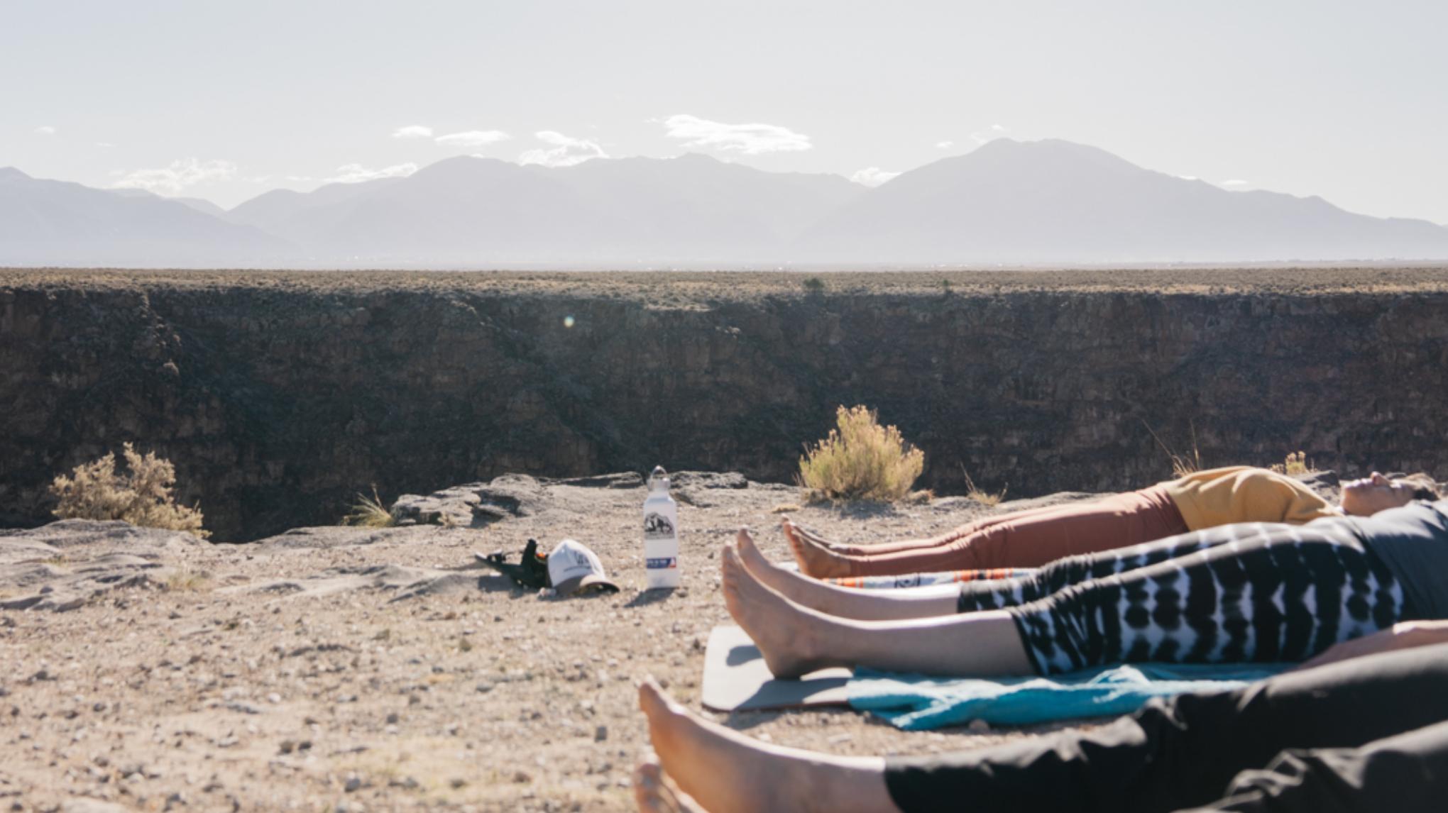 Sunrise Yoga with a View (2.5hrs) - @the Rio Grande Gorge Rim w/Kari Malen