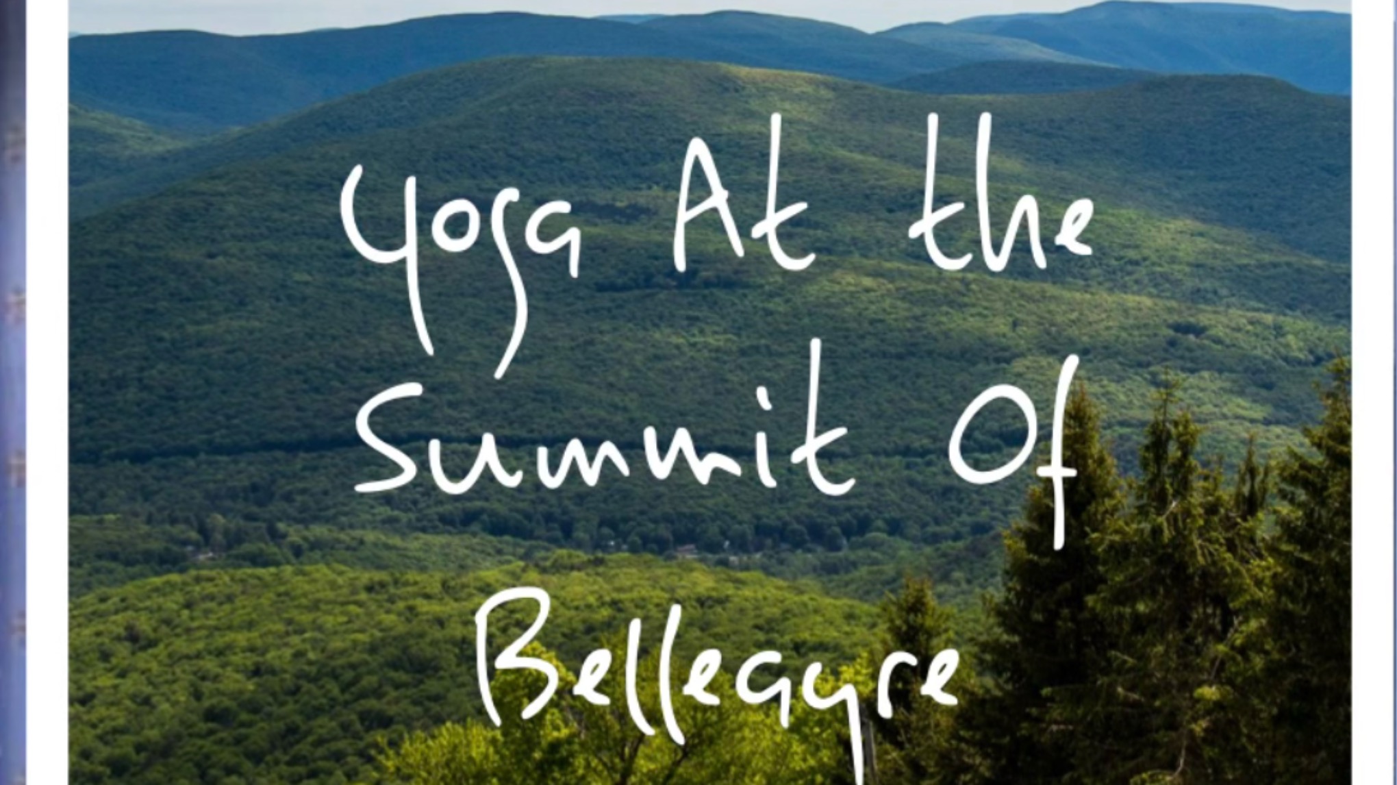 PLaY Yoga at the Summit of Belleayre.