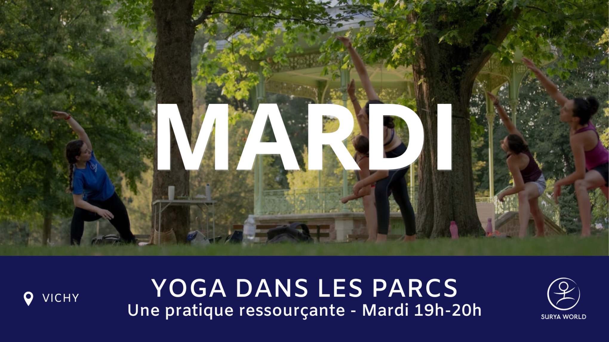 Yoga en plein air ☀️Mardi 19h-20h