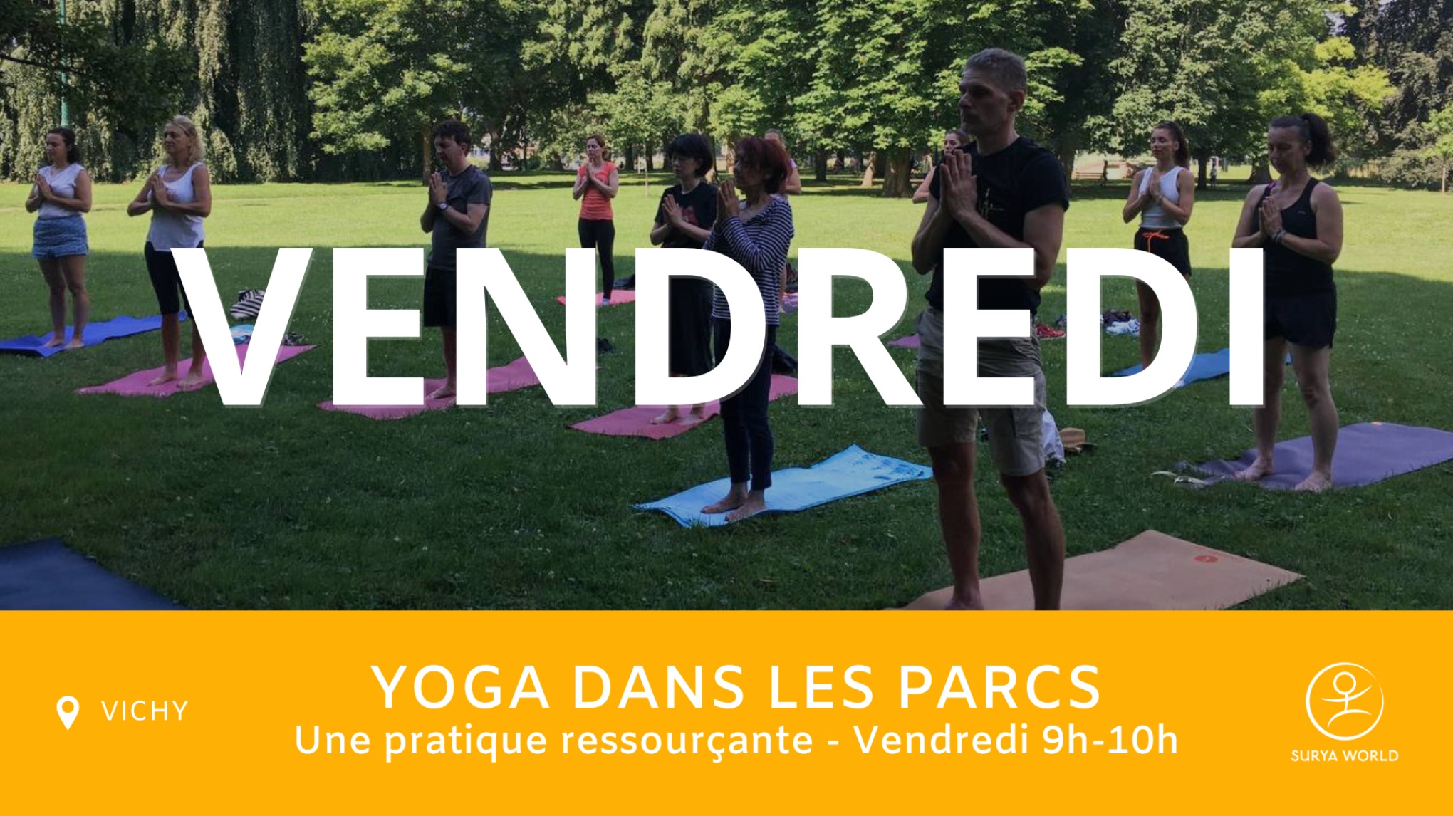 Yoga en plein air 🌿 Vendredi 9h-10h