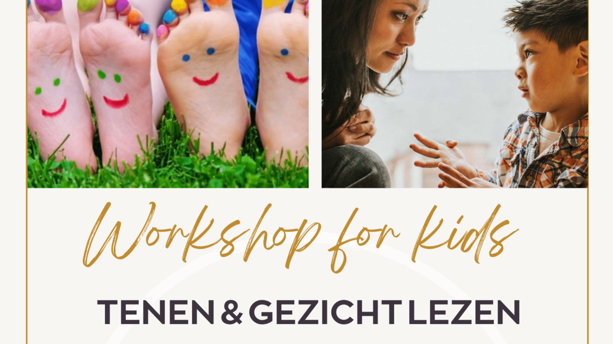 Workshop tenen en gezicht lezen voor kids