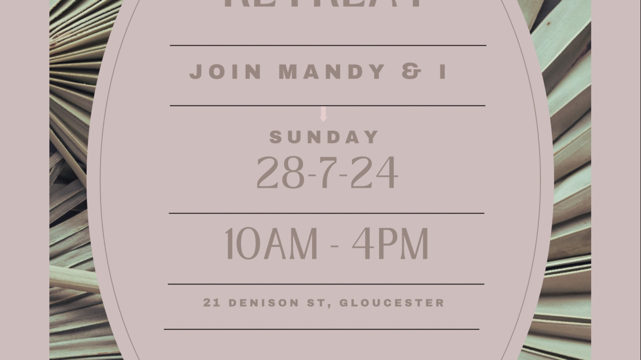 Day Retreat with Mandy Tomlinson & Tarnya