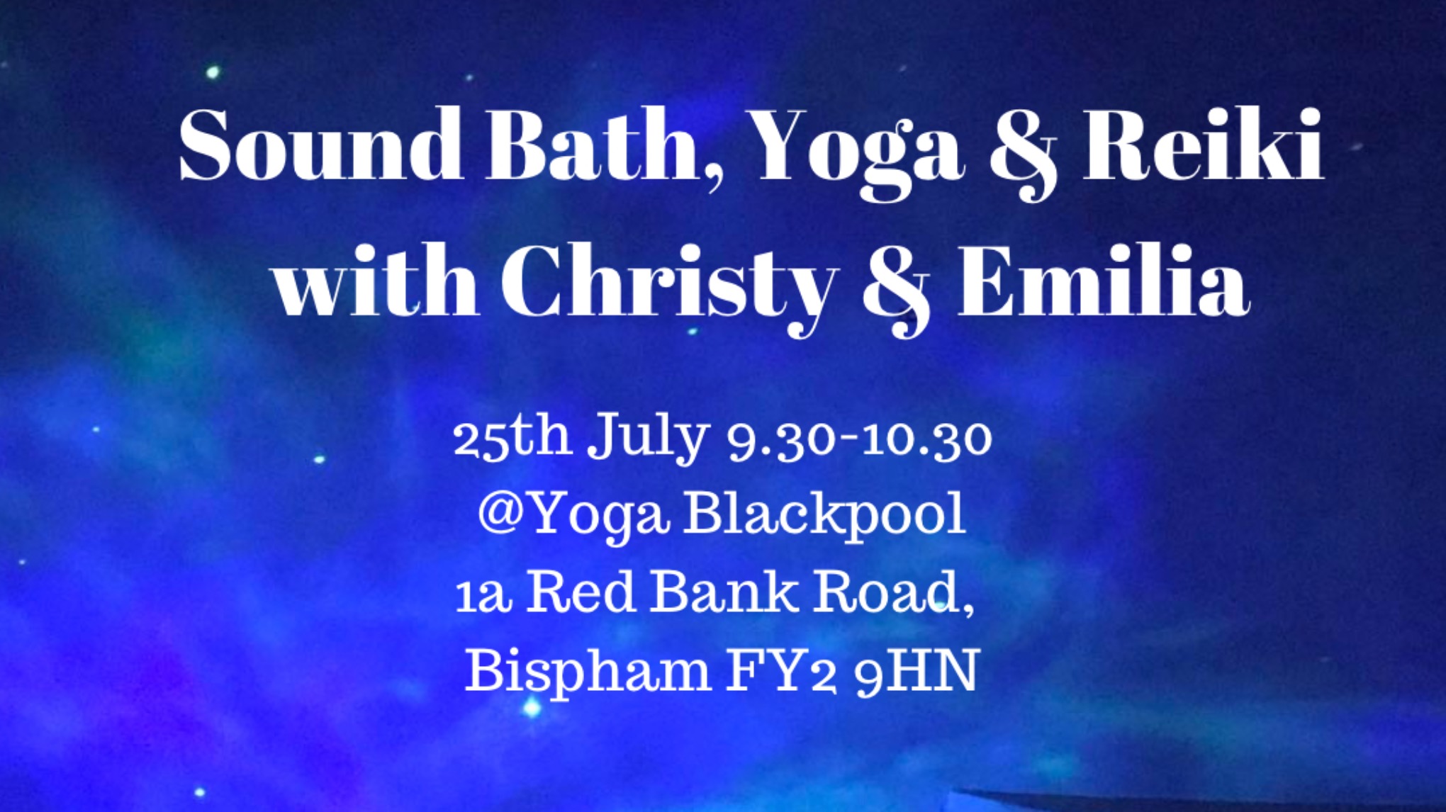 Sound Bath, Yoga & Reiki