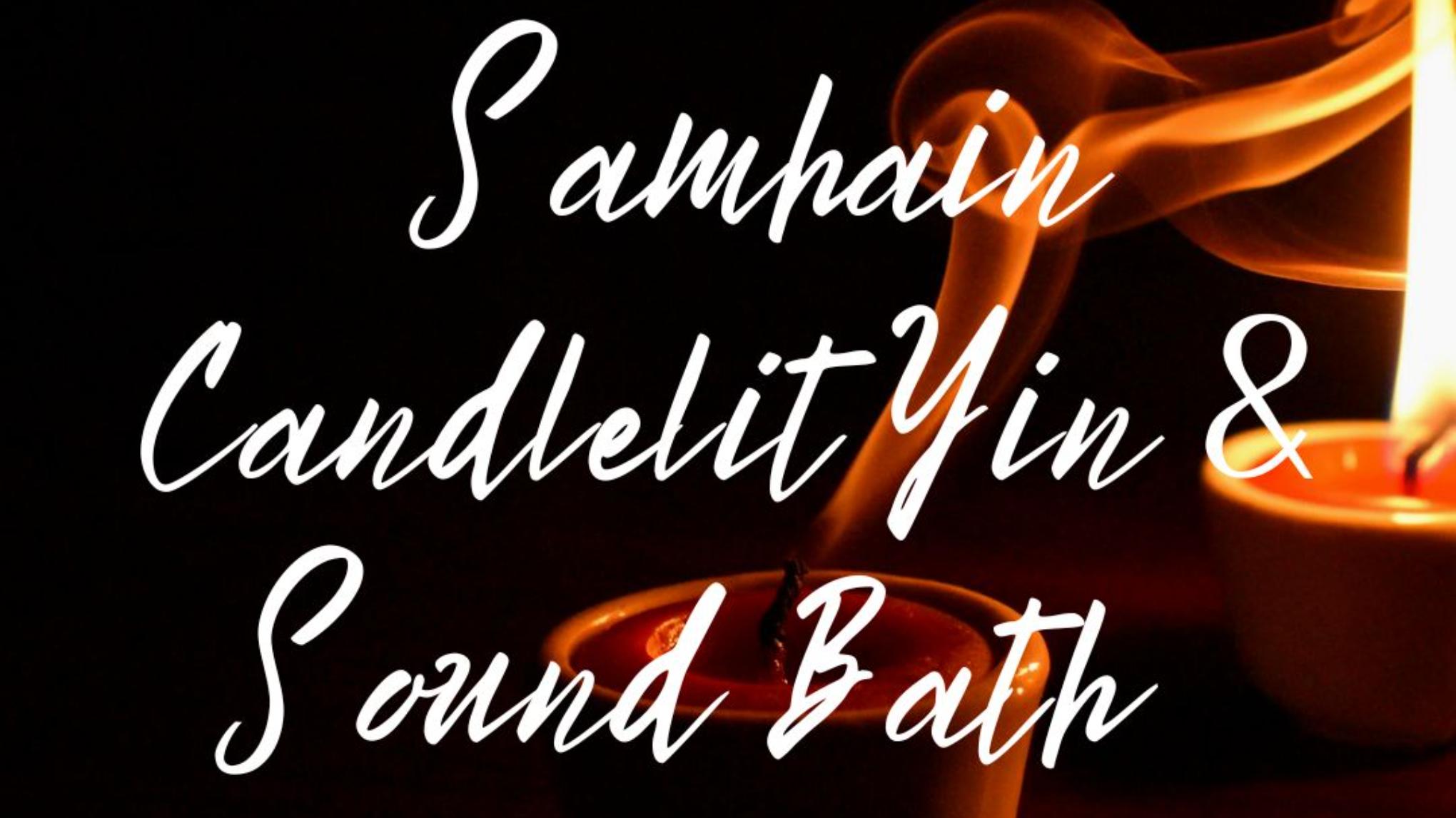 Samhain Candlelit Yin Yoga and Sound Evening