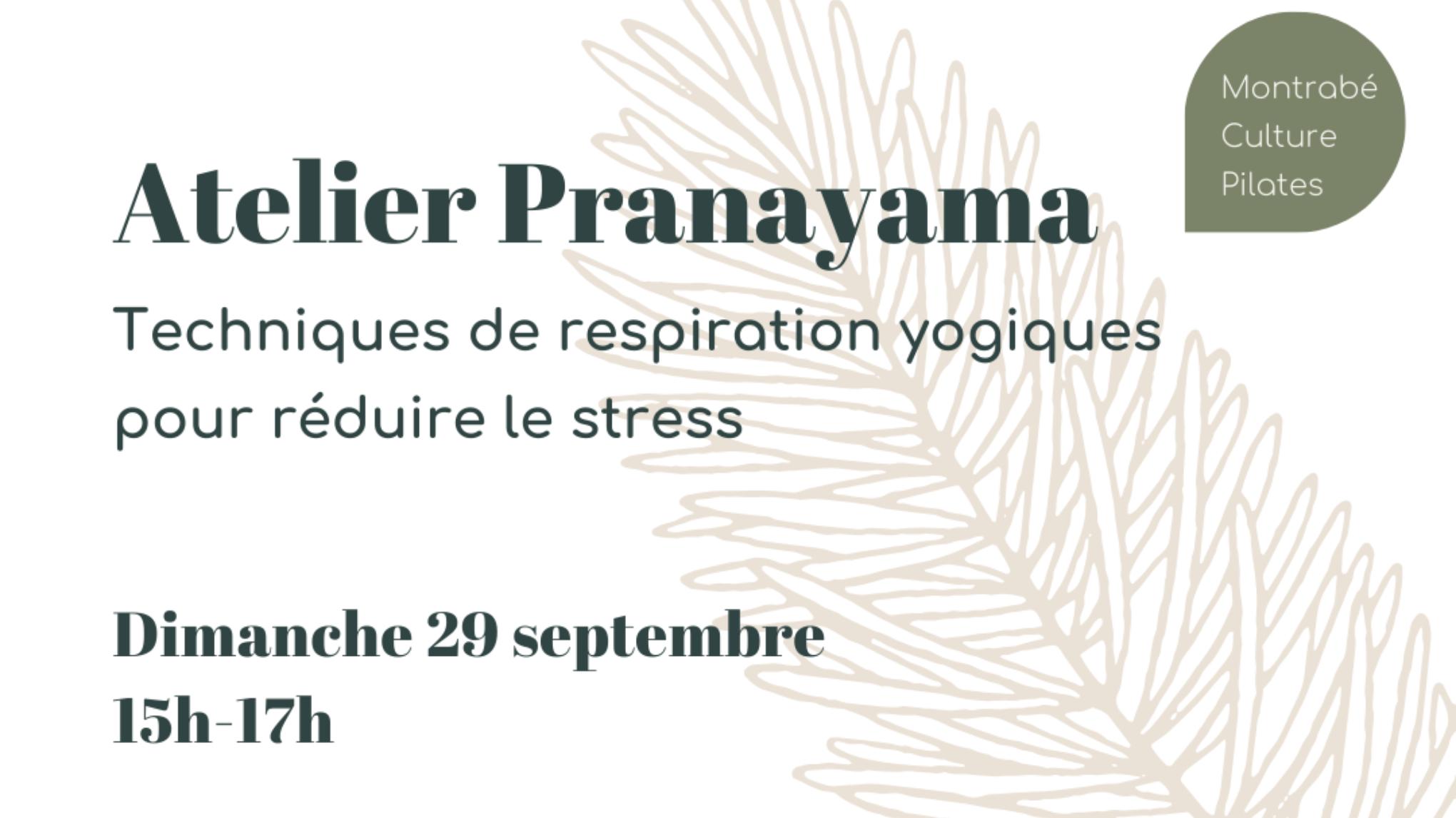 Atelier Pranayama, techniques de respiration yogiques