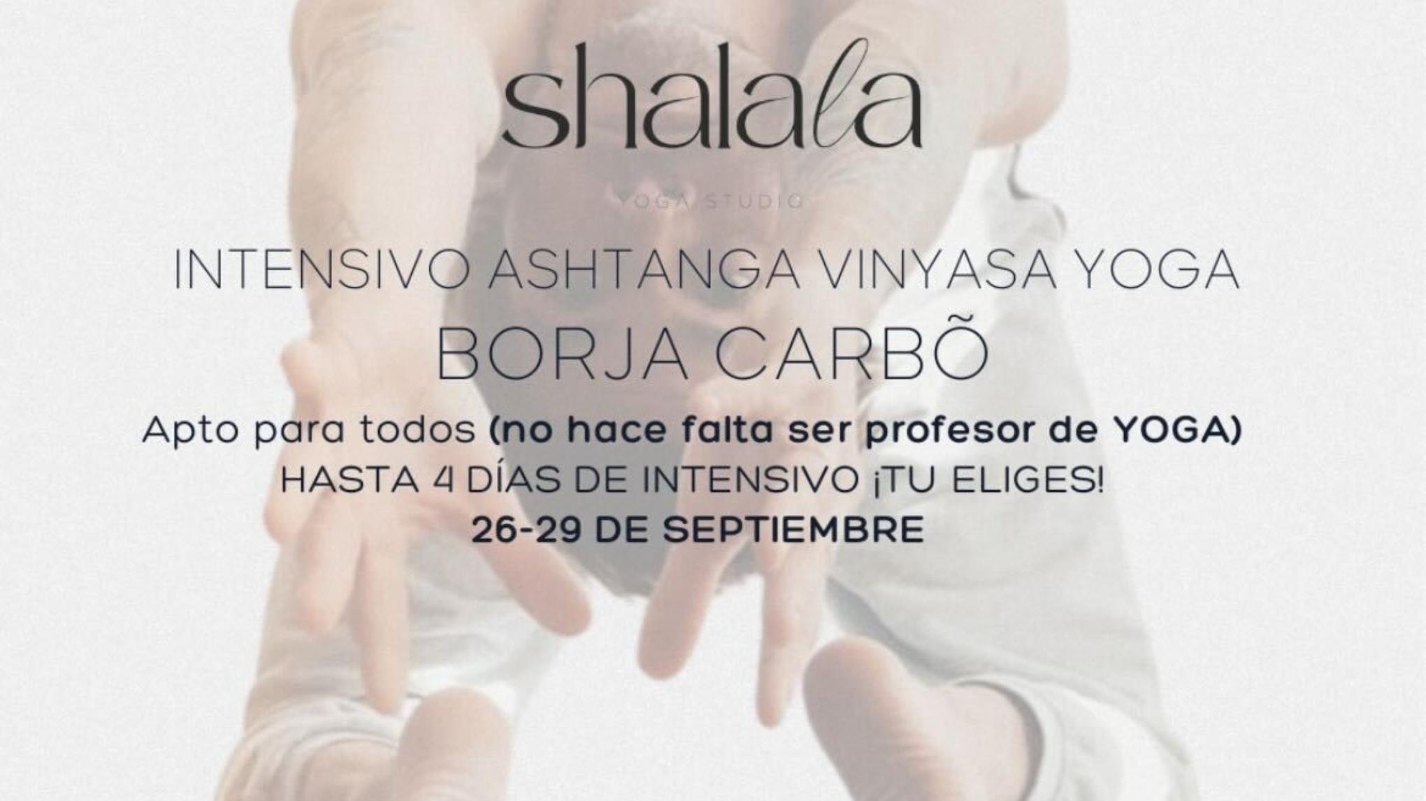 Intensivo Ashtanga Vinyasa Yoga Borja Carbo