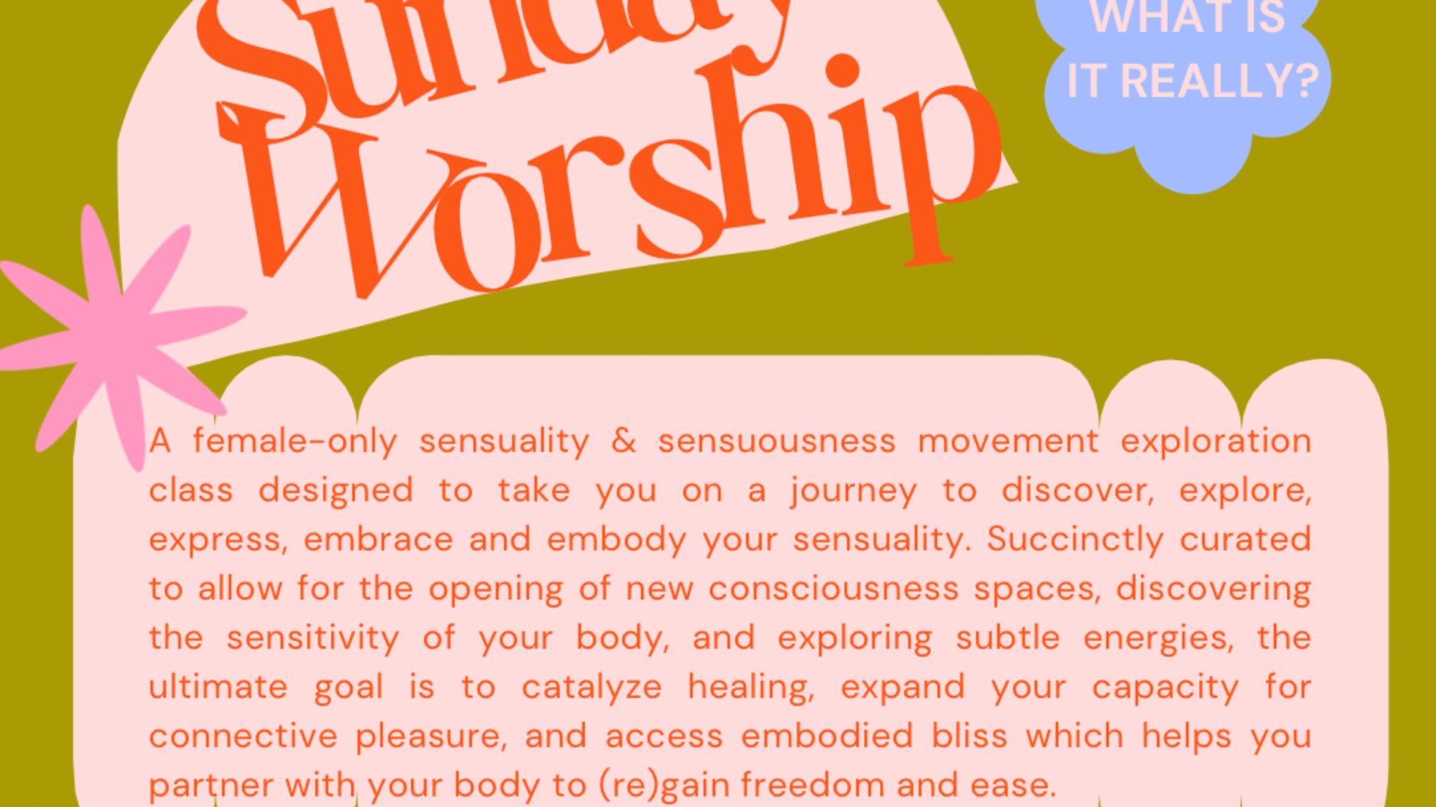 Sunday Worship - Women Only